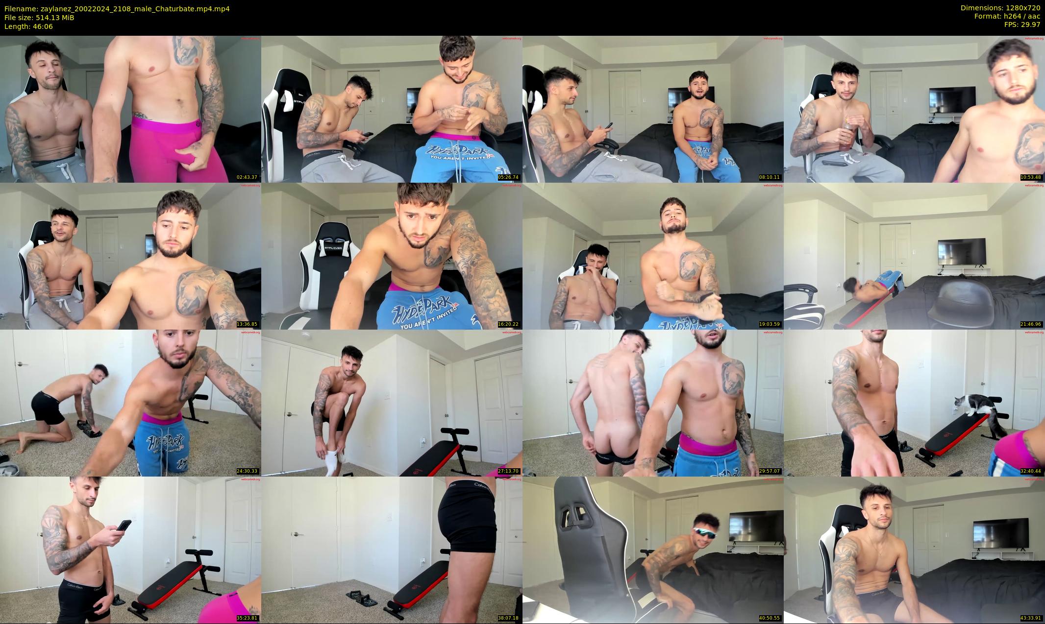 zaylanez — 47 minute Chaturbate male cam show recording, 720p, Feb 20, 2024