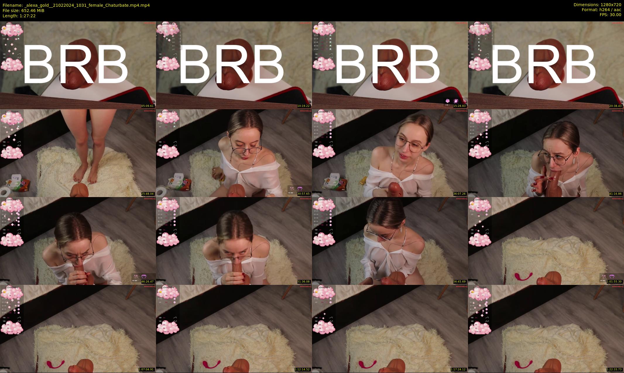 _alexa_gold_ — 88 minute Chaturbate female cam show recording, 720p, Feb 21, 2024