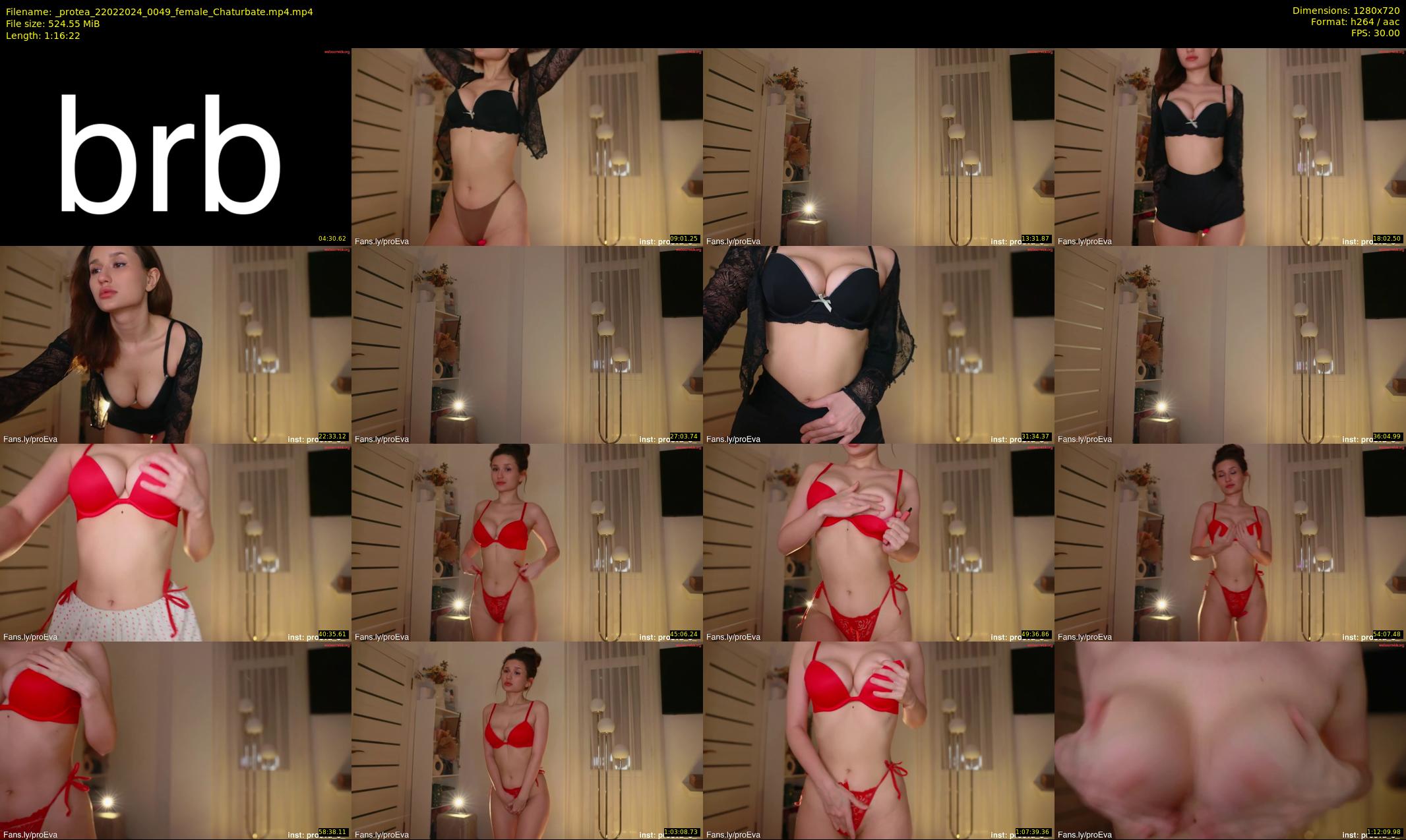 _protea — 77 minute Chaturbate female cam show recording, 720p, Feb 22, 2024