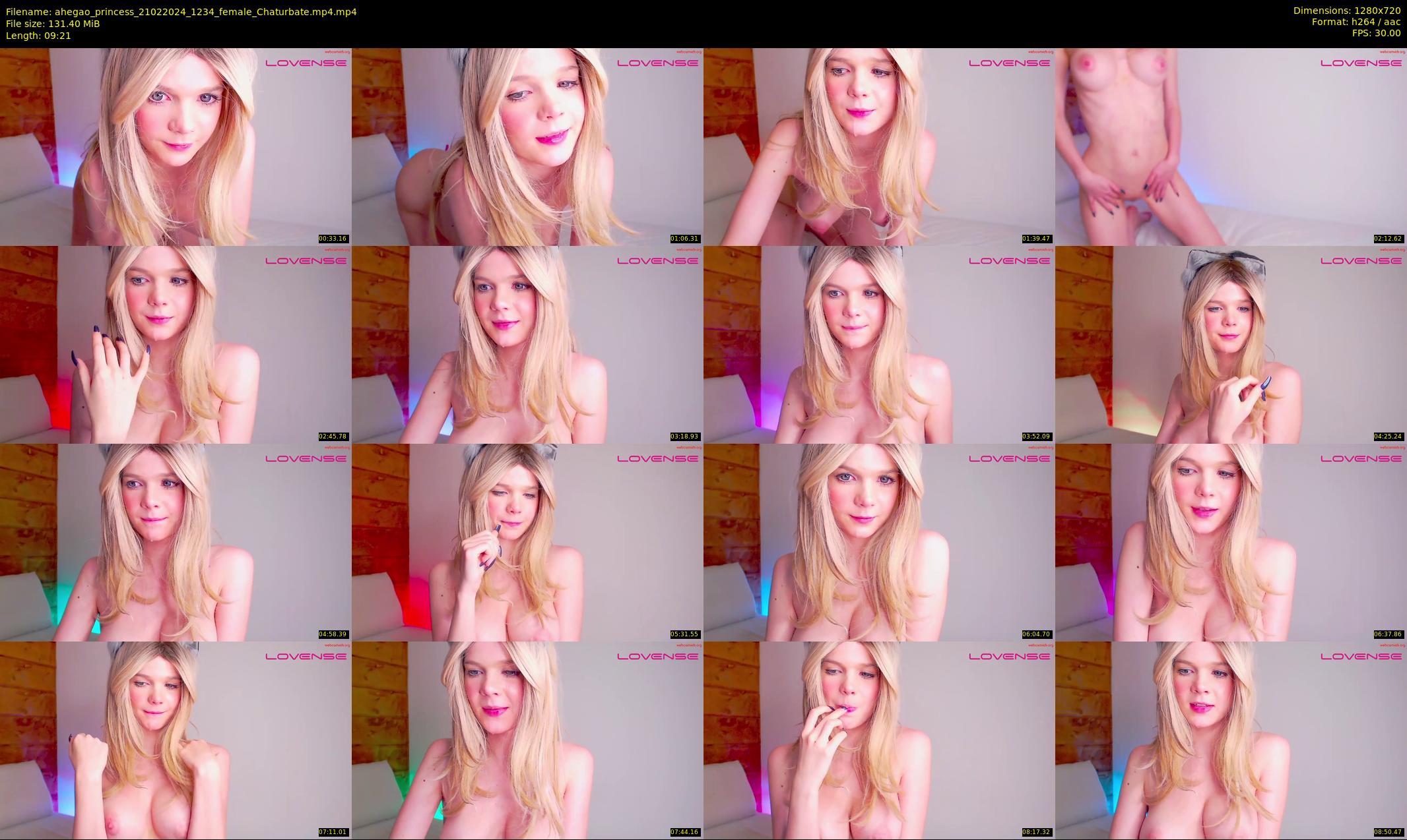 ahegao_princess — 10 minute Chaturbate female cam show recording, 720p, Feb 21, 2024