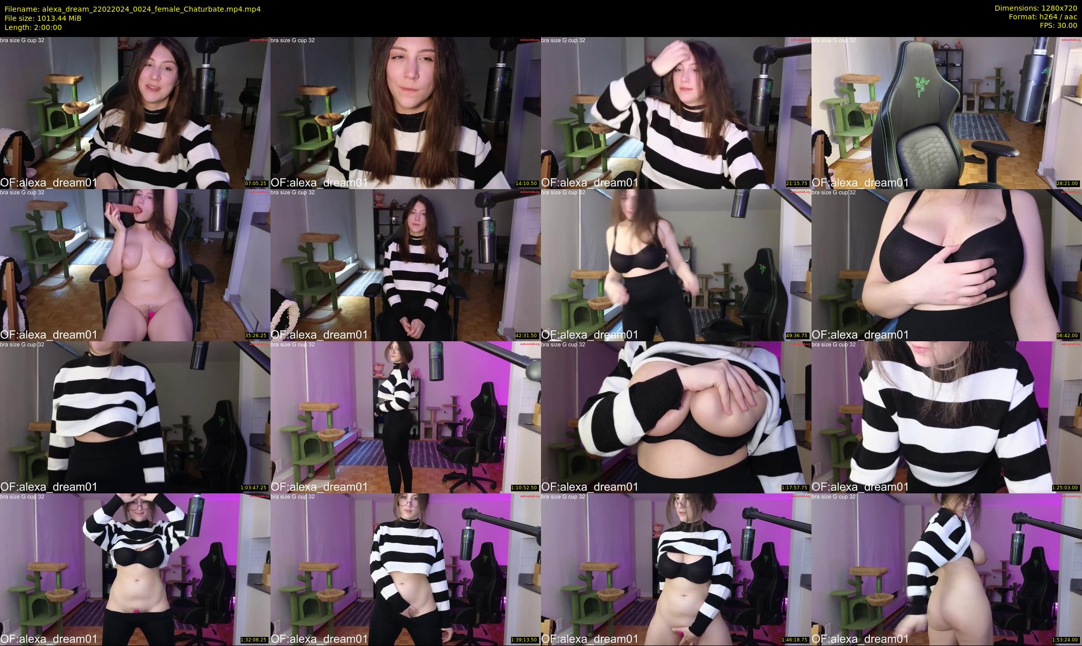 alexa_dream — 120 minute Chaturbate female cam show recording, 720p, Feb 22, 2024