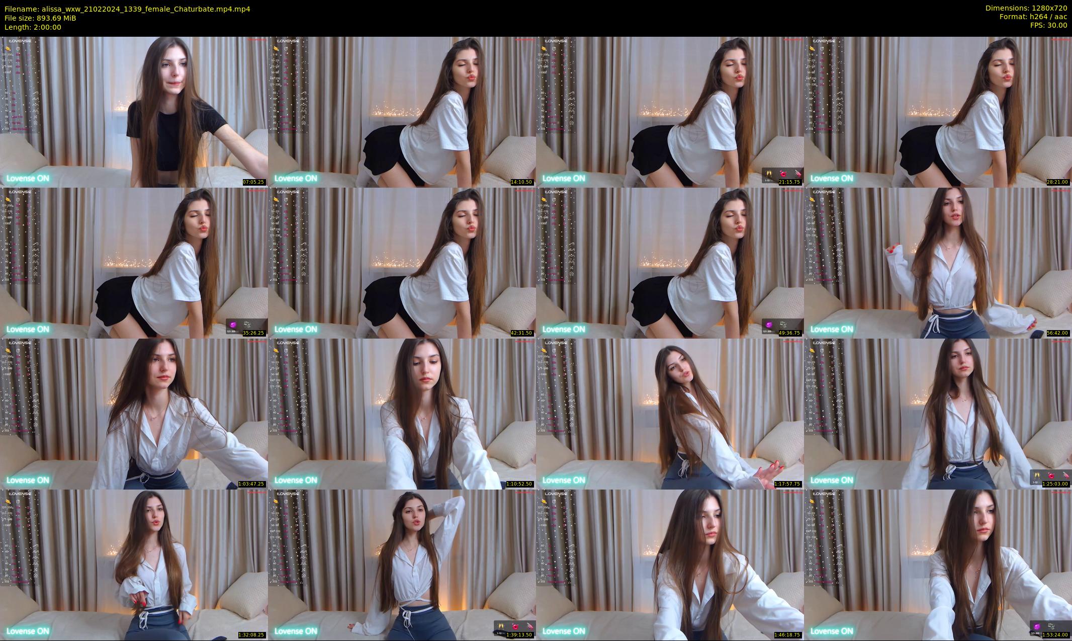 alissa_wxw — 120 minute Chaturbate female cam show recording, 720p, Feb 21, 2024