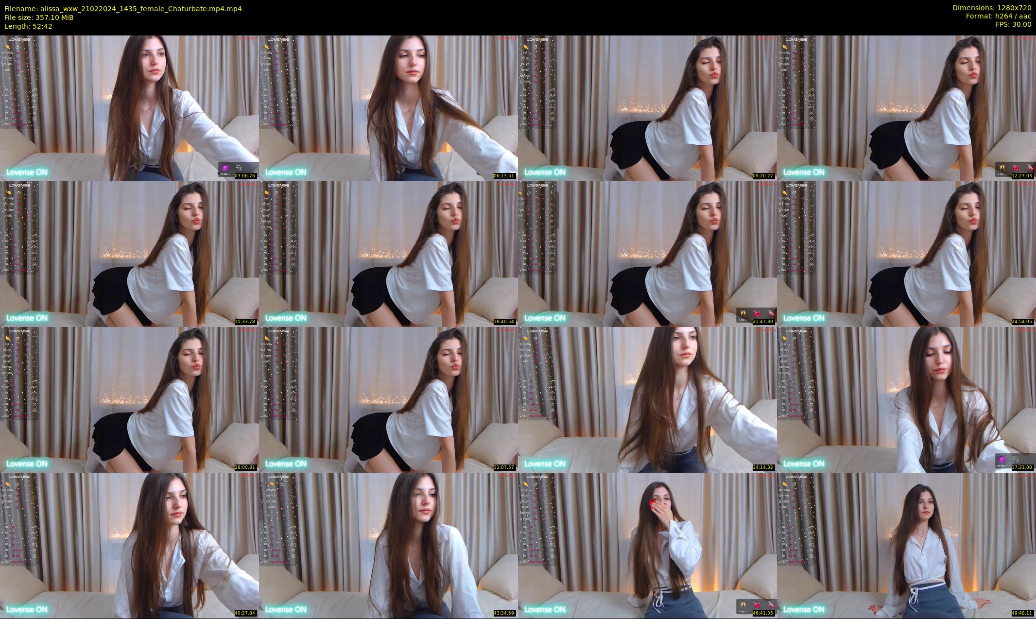 alissa_wxw — 53 minute Chaturbate female cam show recording, 720p, Feb 21, 2024