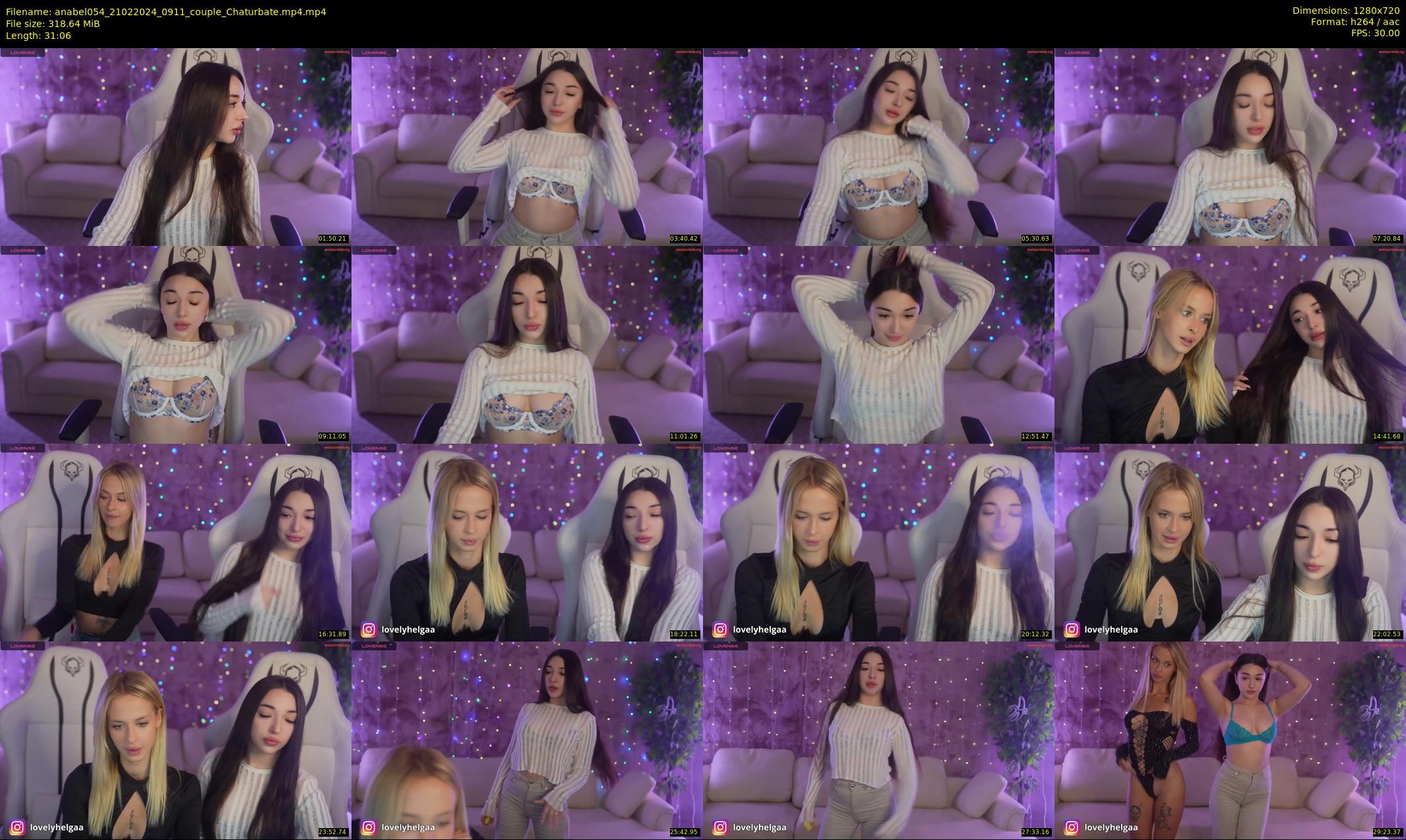 anabel054 — 32 minute Chaturbate female cam show recording, 720p, Feb 21, 2024
