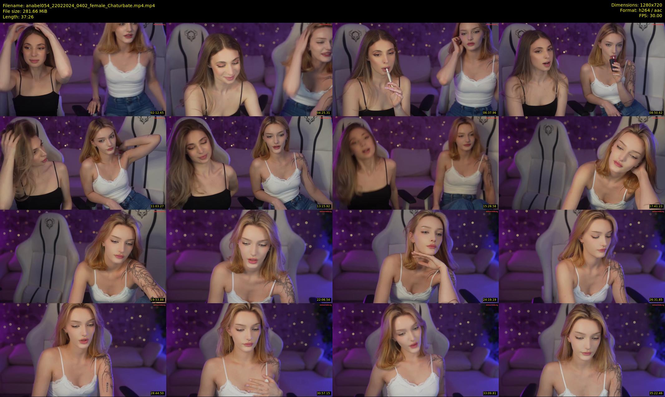 anabel054 — 38 minute Chaturbate female cam show recording, 720p, Feb 22, 2024