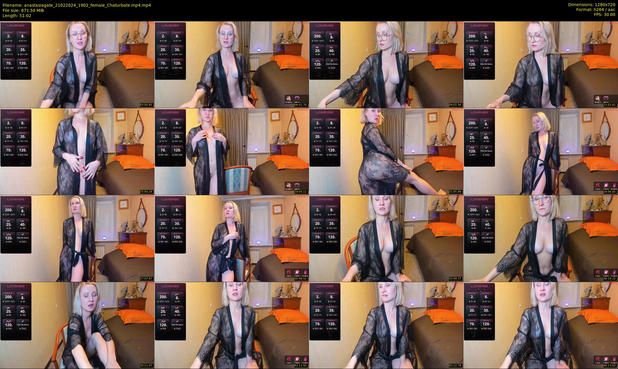 anastasiagate — 52 minute Chaturbate female cam show recording, 720p, Feb 21, 2024