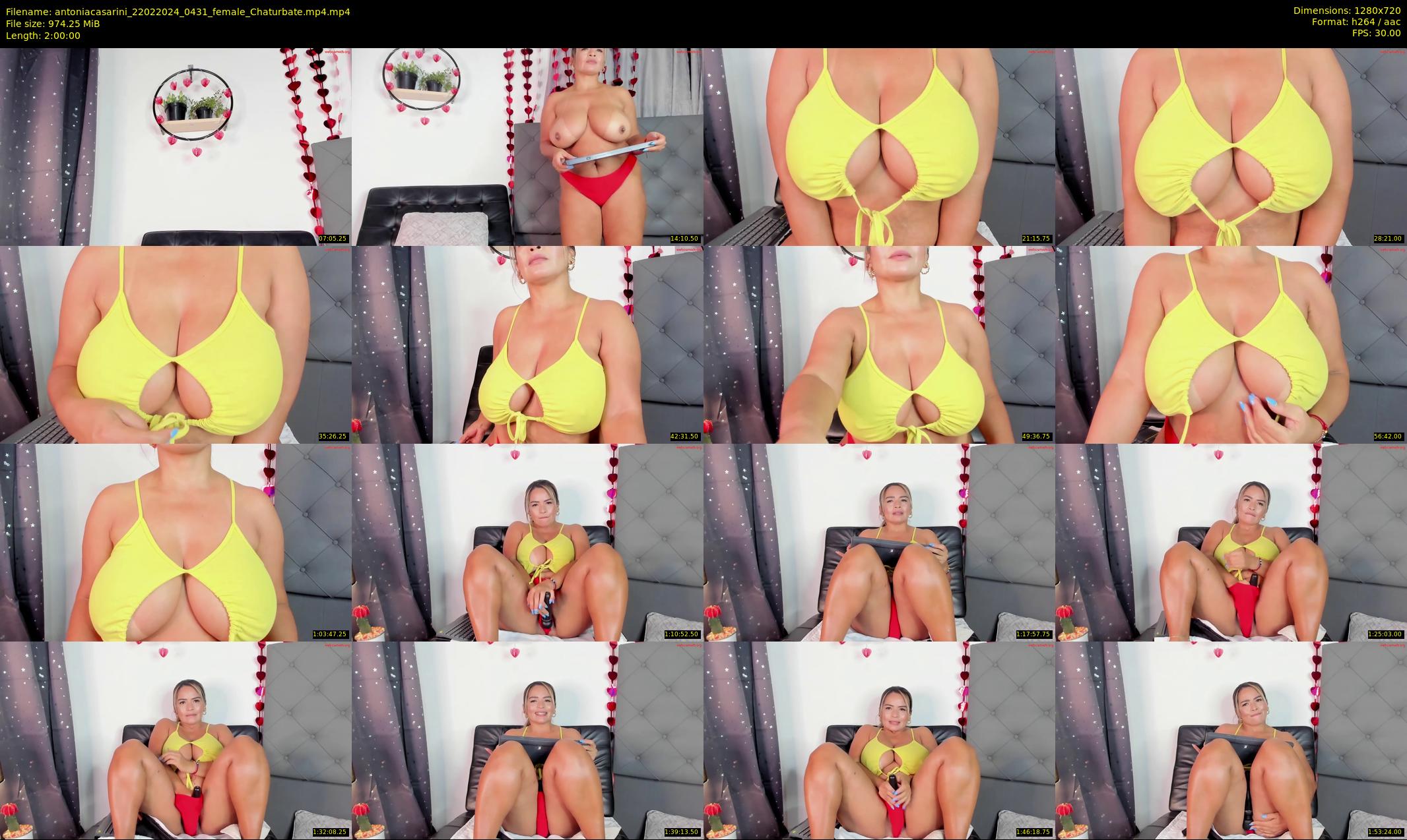 antoniacasarini — 120 minute Chaturbate female cam show recording, 720p, Feb 22, 2024