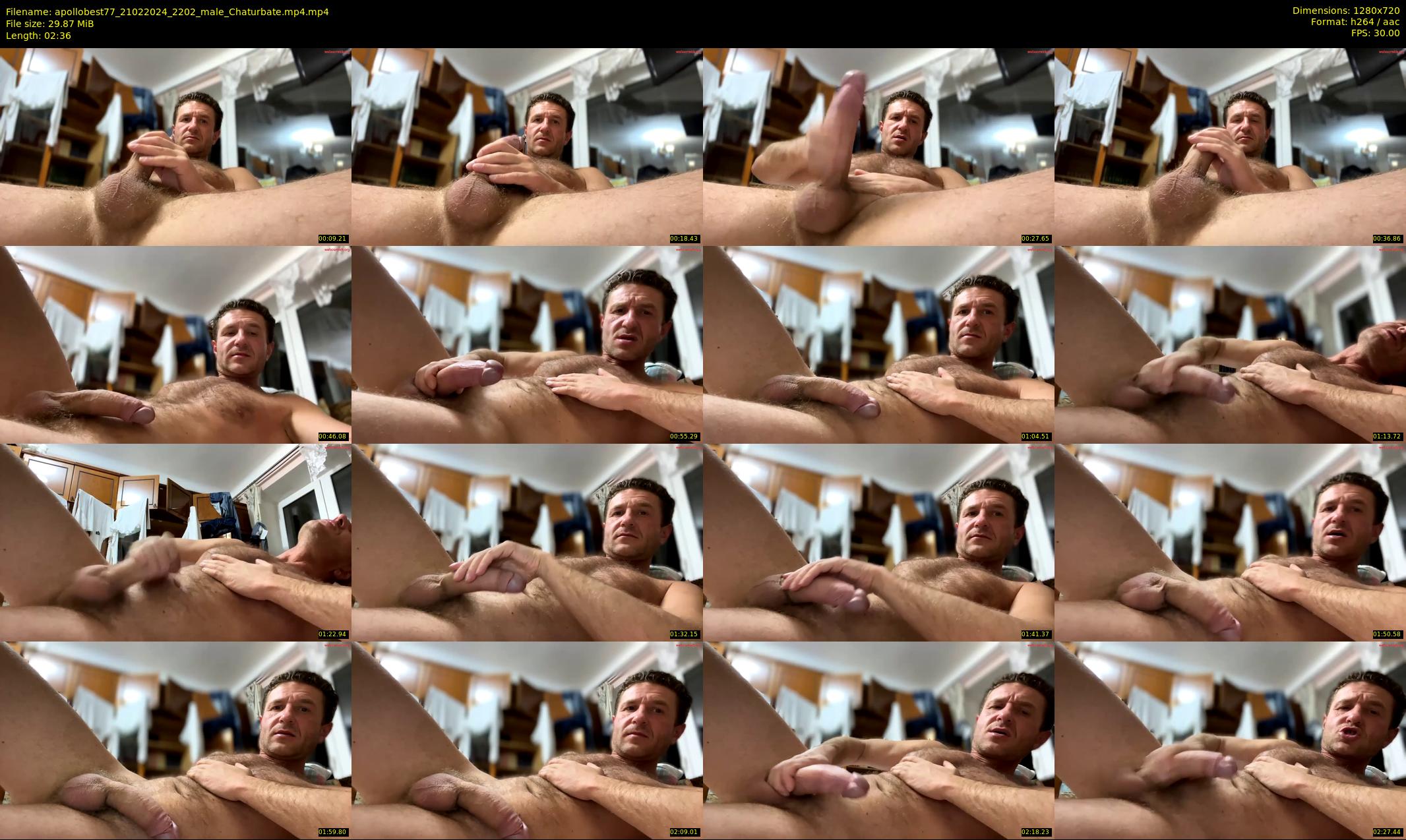 apollobest77 — 3 minute Chaturbate male cam show recording, 720p, Feb 21, 2024