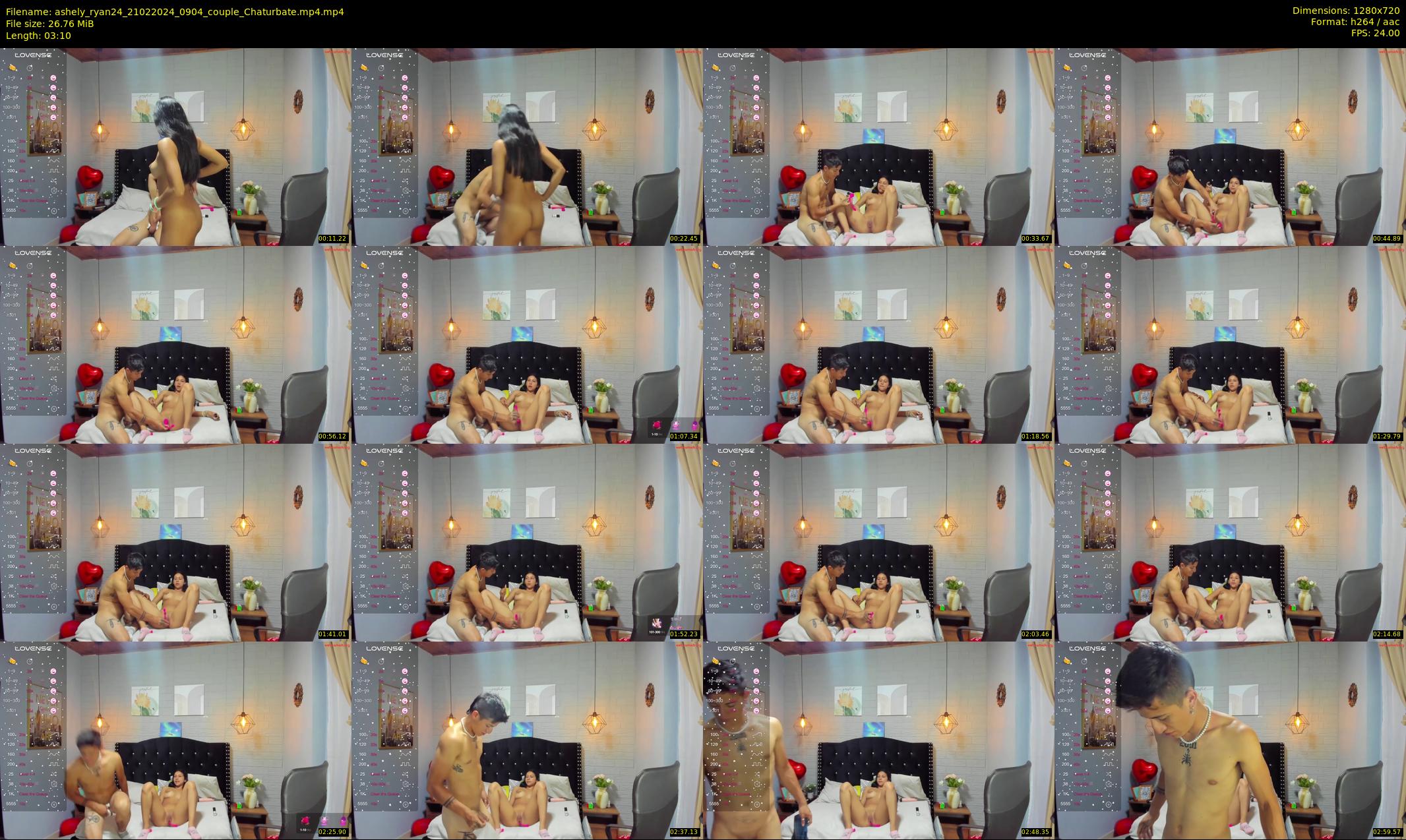 ashely_ryan24 — 4 minute Chaturbate couple cam show recording, 720p, Feb 21, 2024