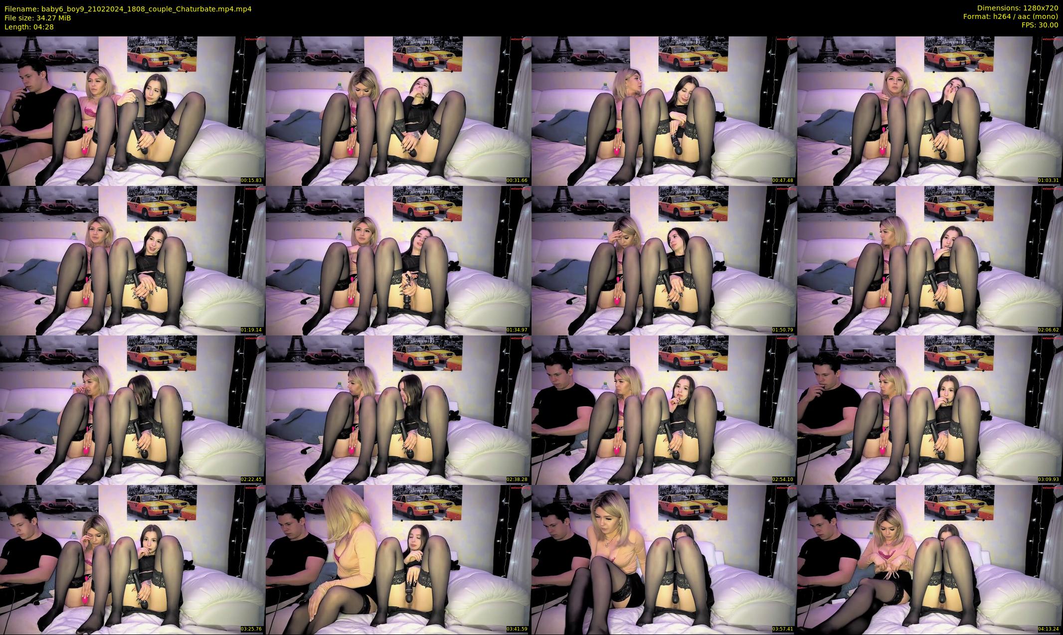 baby6_boy9 — 5 minute Chaturbate couple cam show recording, 720p, Feb 21, 2024