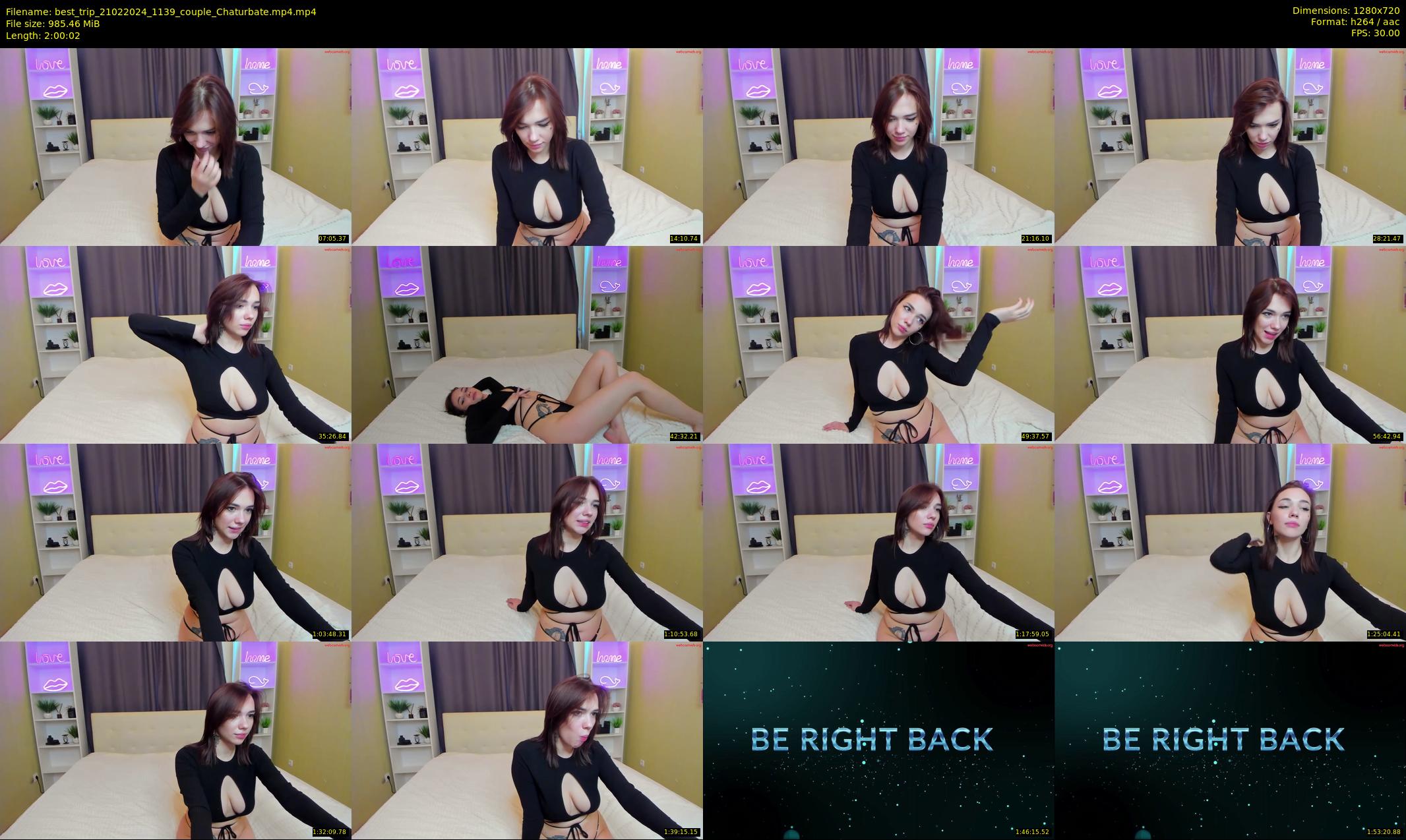 best_trip — 121 minute Chaturbate couple cam show recording, 720p, Feb 21, 2024