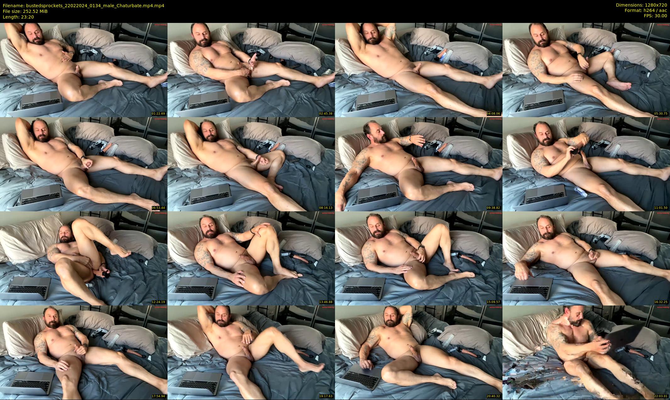 bustedsprockets — 24 minute Chaturbate male cam show recording, 720p, Feb 22, 2024