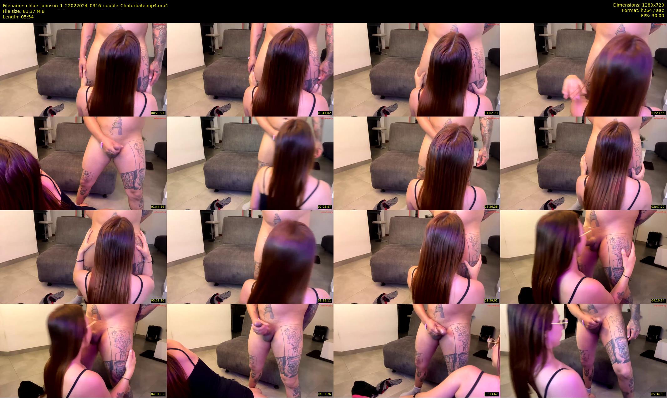 chloe_johnson_1 — 6 minute Chaturbate couple cam show recording, 720p, Feb 22, 2024