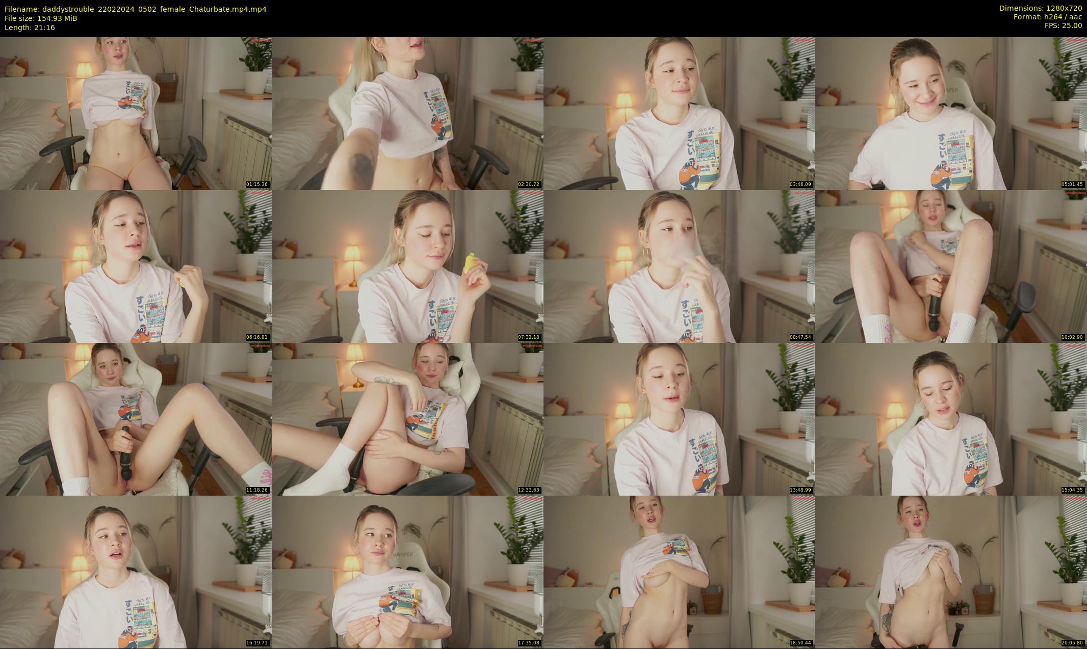 daddystrouble — 22 minute Chaturbate female cam show recording, 720p, Feb 22, 2024