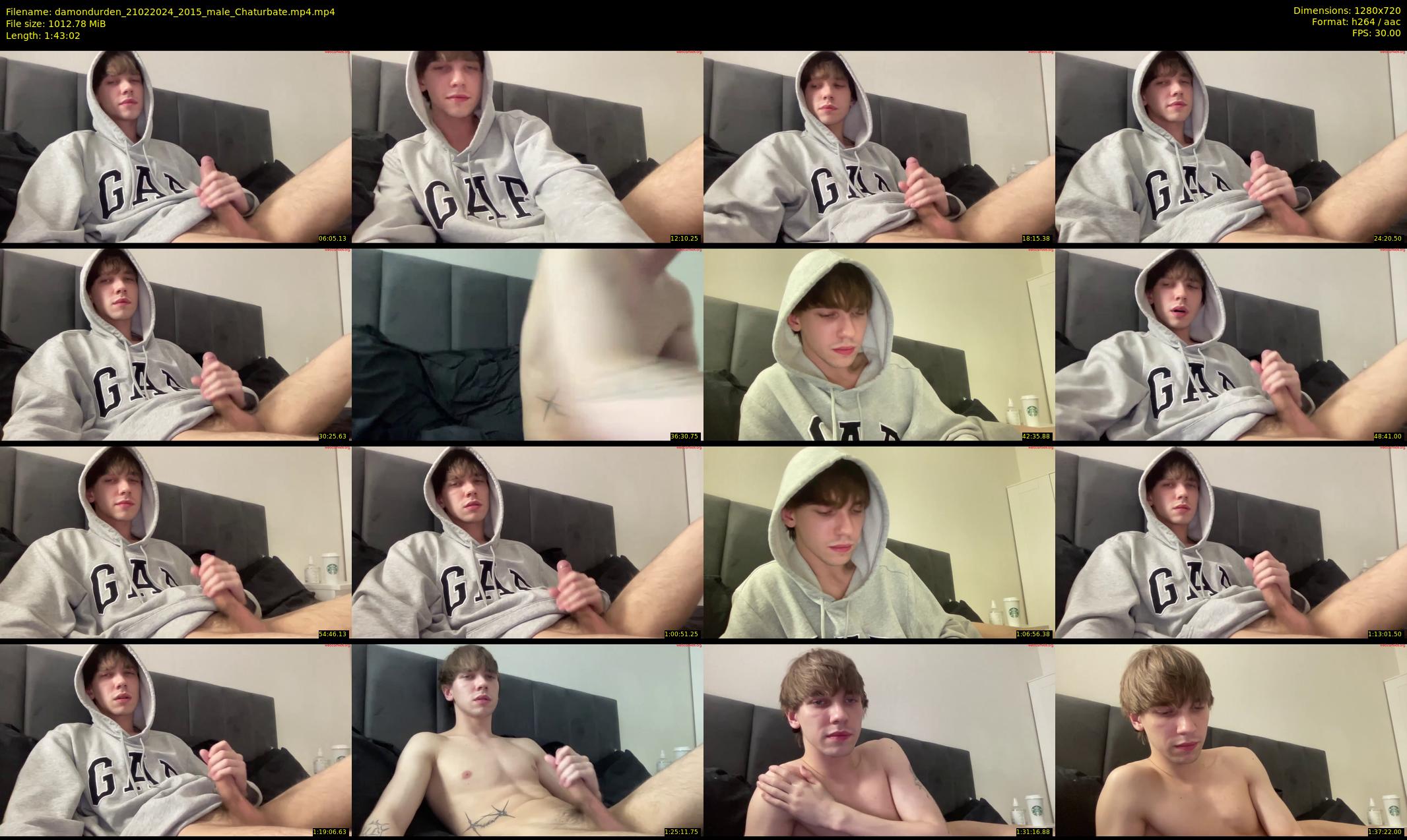 damondurden — 104 minute Chaturbate male cam show recording, 720p, Feb 21, 2024