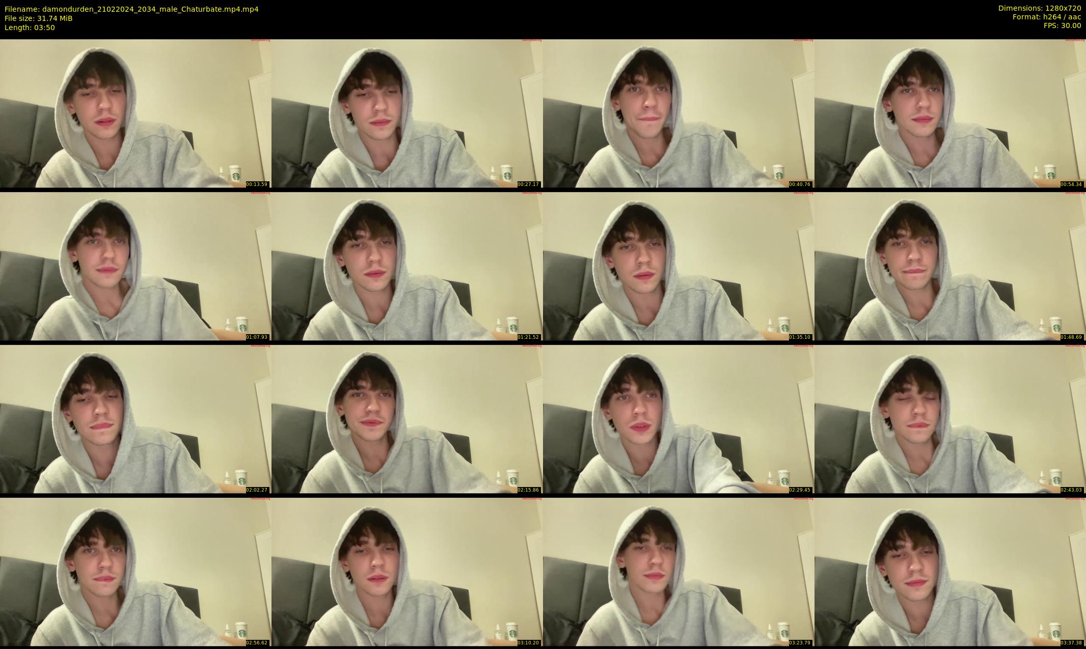 damondurden — 4 minute Chaturbate male cam show recording, 720p, Feb 21, 2024
