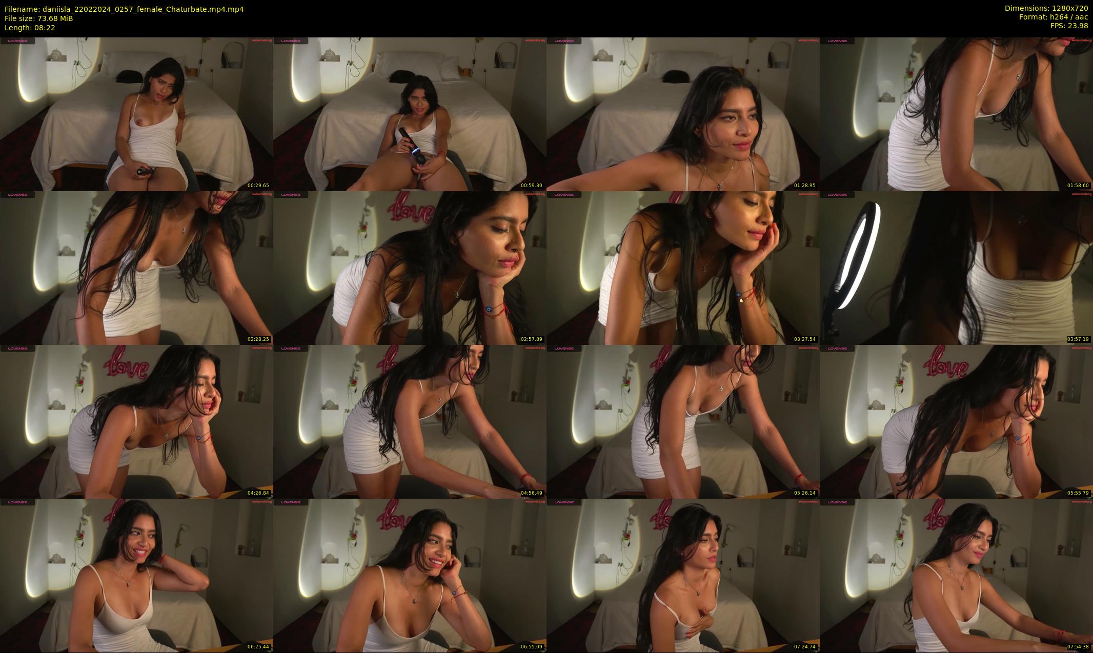 daniisla — 9 minute Chaturbate female cam show recording, 720p, Feb 22, 2024