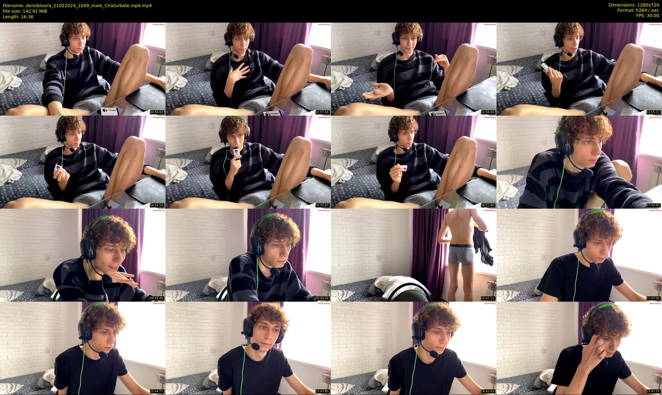 denobluora — 17 minute Chaturbate male cam show recording, 720p, Feb 21, 2024