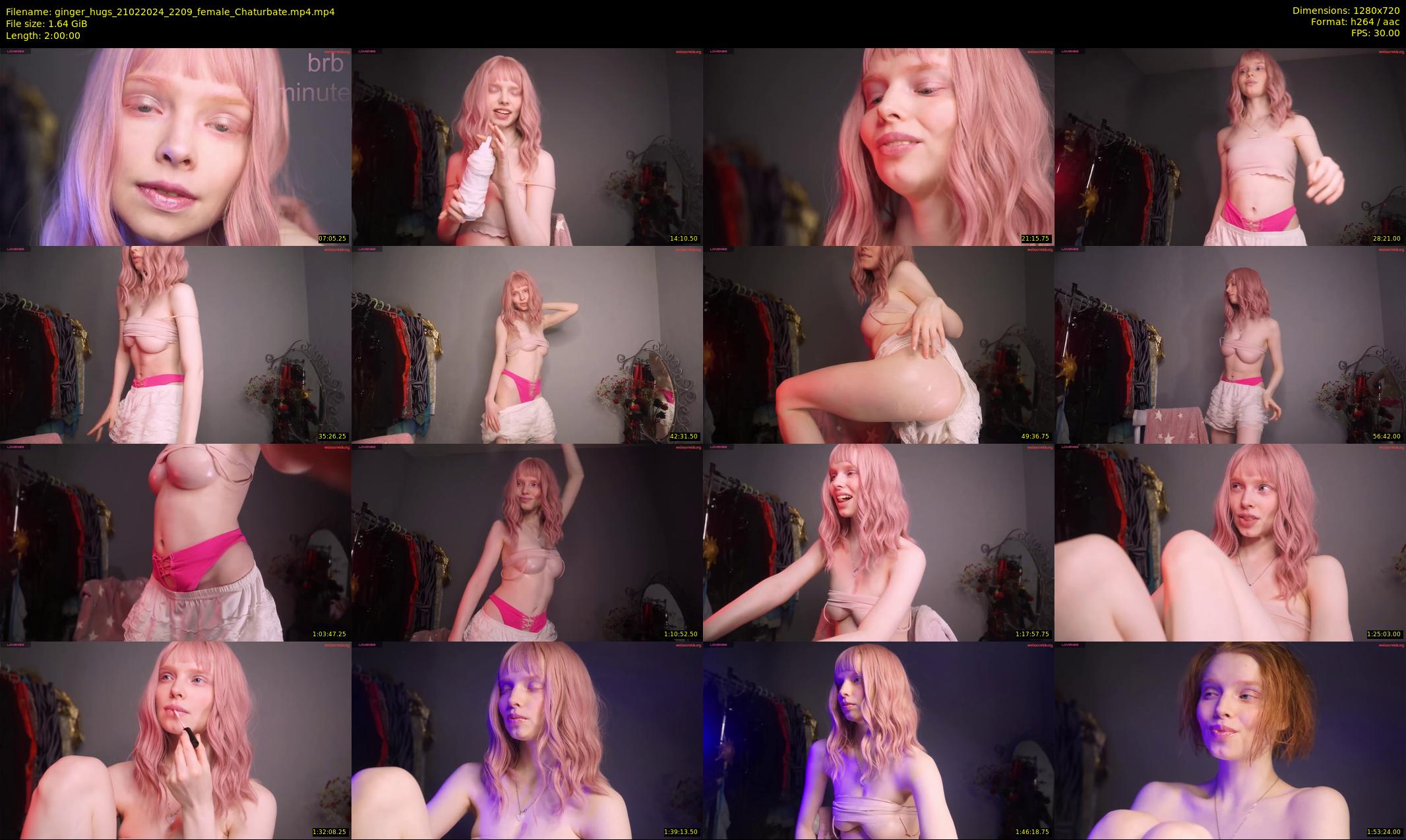 ginger_hugs — 120 minute Chaturbate female cam show recording, 720p, Feb 21, 2024