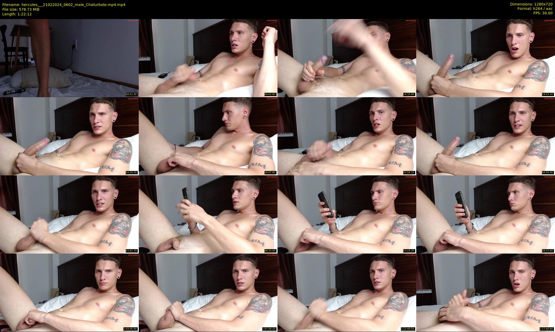 hercules__ — 83 minute Chaturbate male cam show recording, 720p, Feb 21, 2024