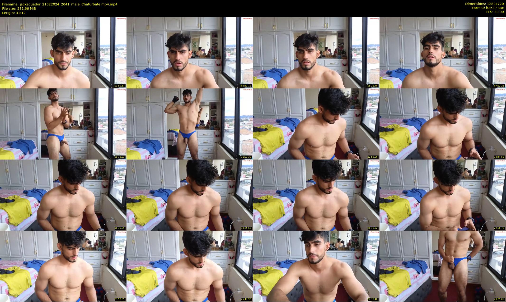 jackecuador — 32 minute Chaturbate male cam show recording, 720p, Feb 21, 2024