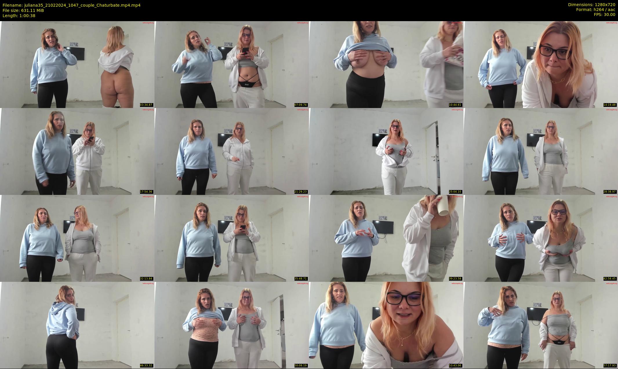 juliana35 — 61 minute Chaturbate couple cam show recording, 720p, Feb 21, 2024