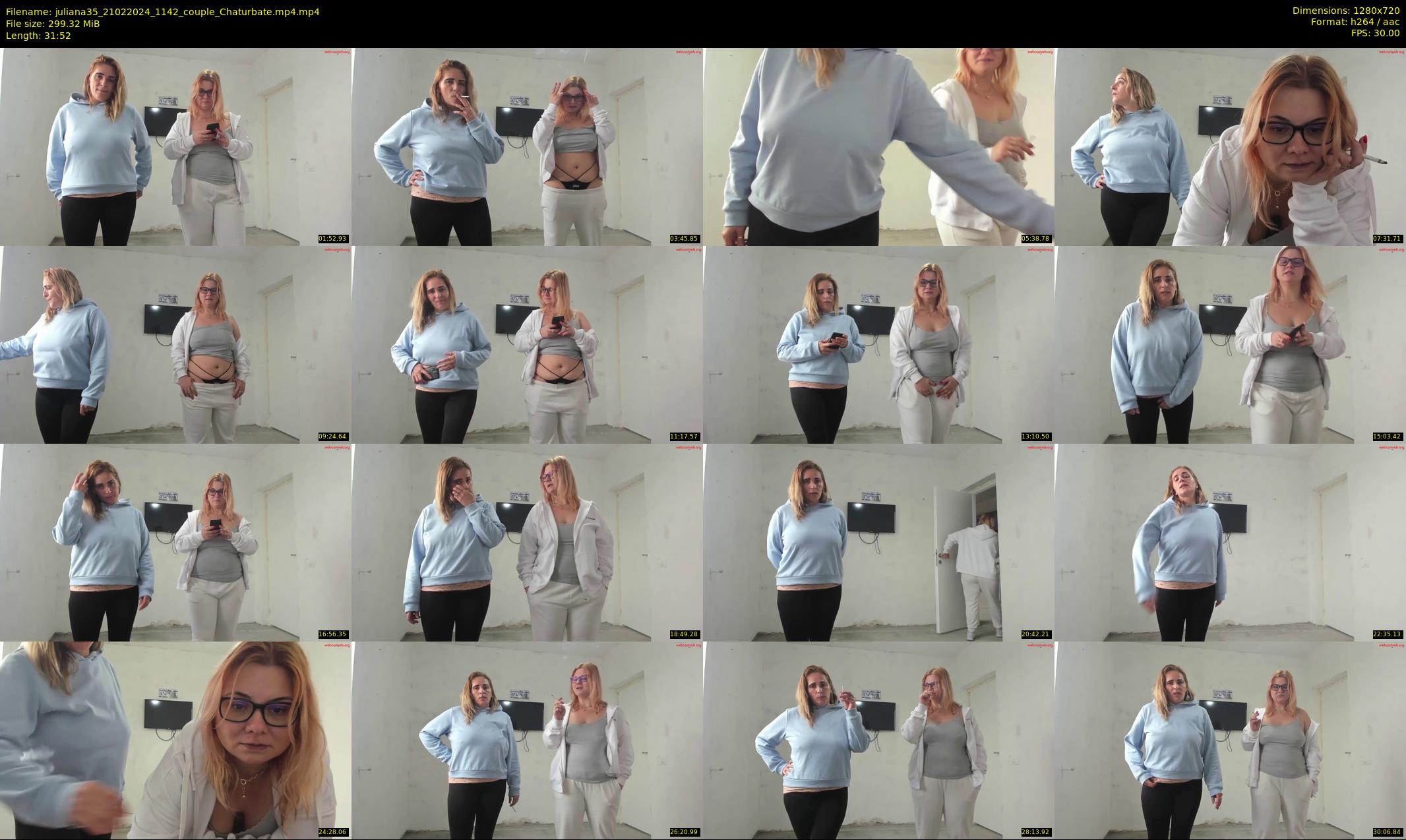 juliana35 — 32 minute Chaturbate couple cam show recording, 720p, Feb 21, 2024