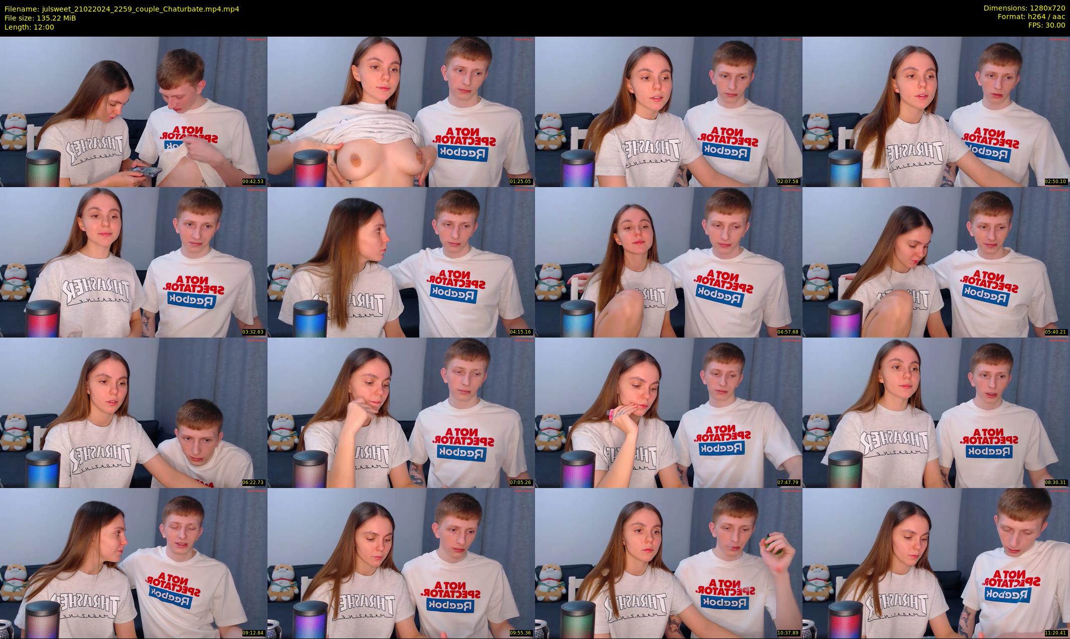 julsweet — 12 minute Chaturbate male cam show recording, 720p, Feb 21, 2024