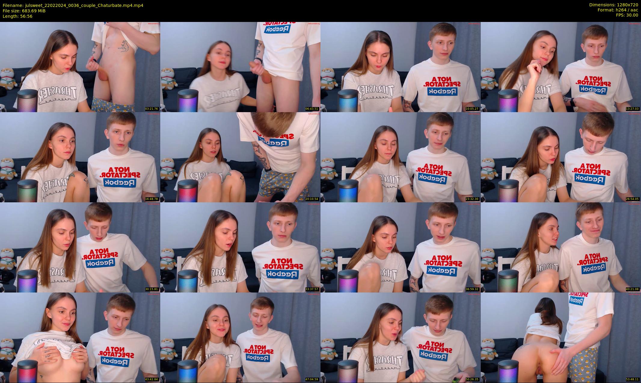 julsweet — 57 minute Chaturbate male cam show recording, 720p, Feb 22, 2024