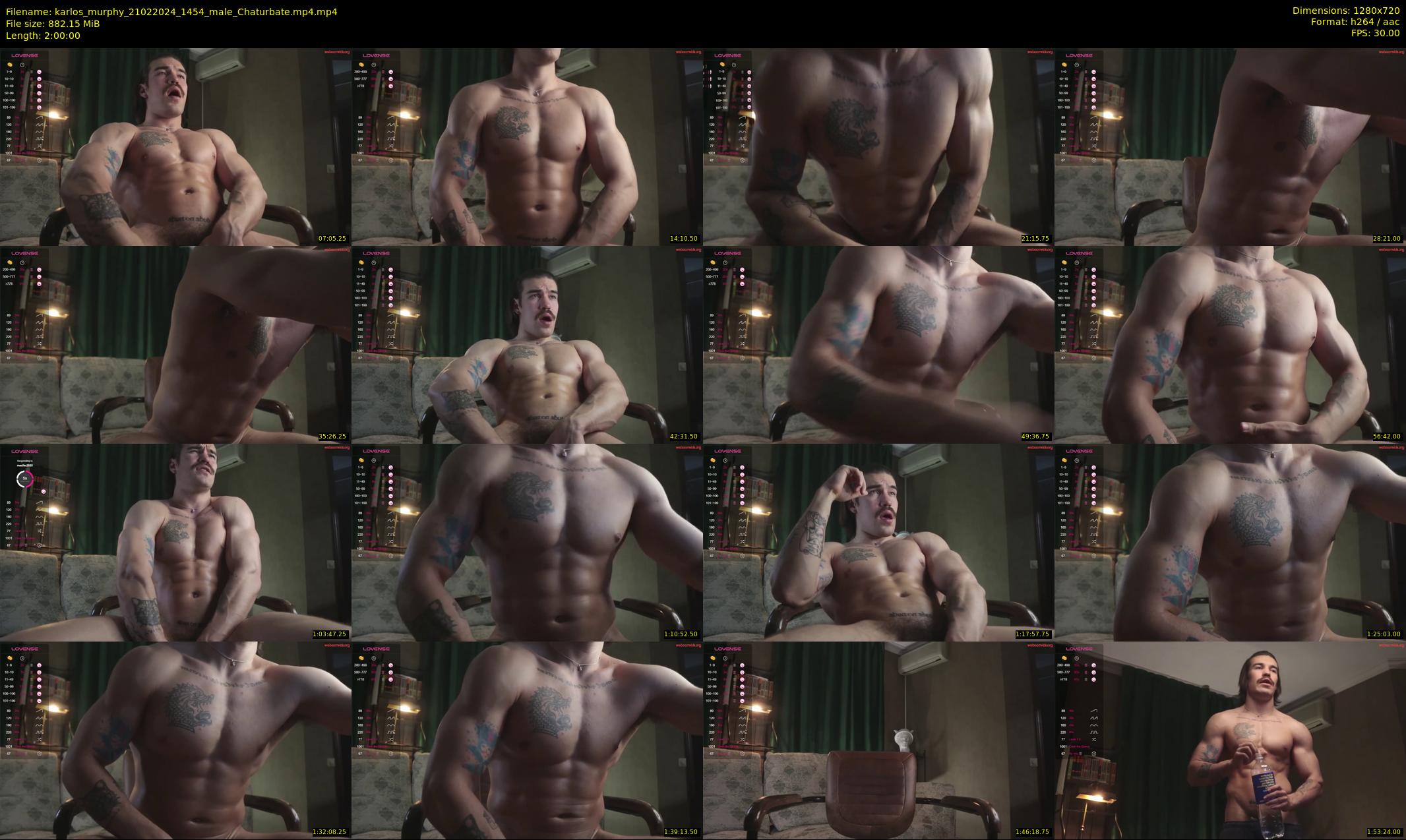 karlos_murphy — 120 minute Chaturbate male cam show recording, 720p, Feb 21, 2024