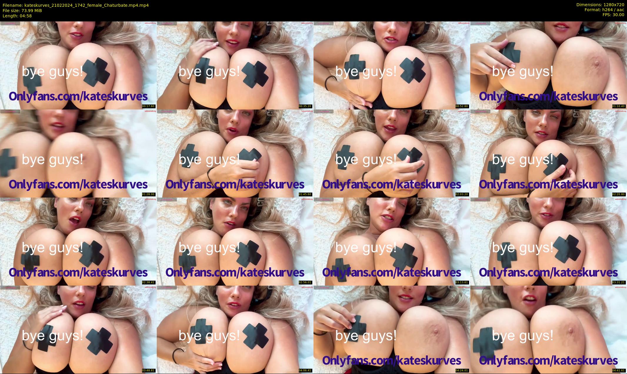 kateskurves — 5 minute Chaturbate female cam show recording, 720p, Feb 21, 2024