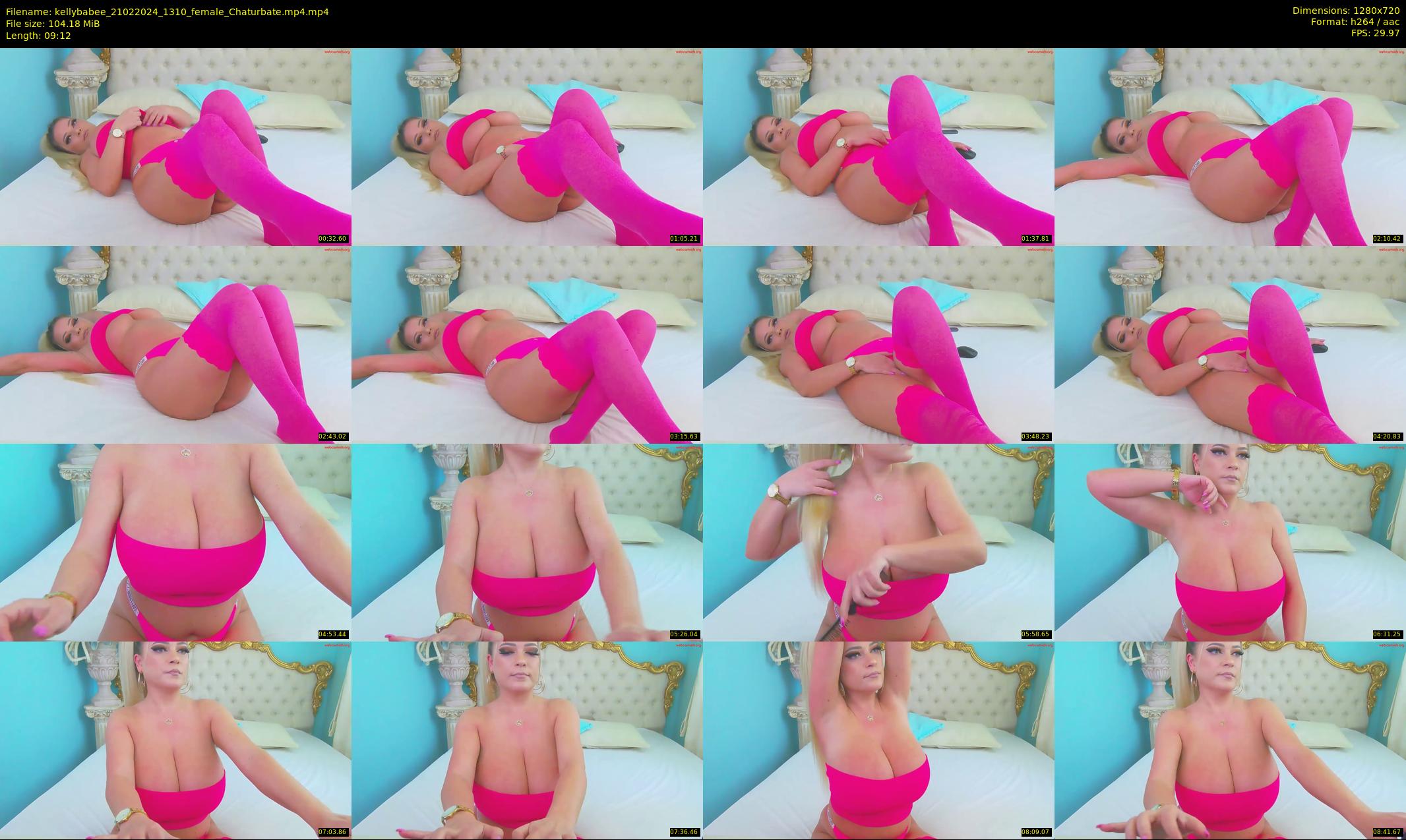 kellybabee — 10 minute Chaturbate female cam show recording, 720p, Feb 21, 2024