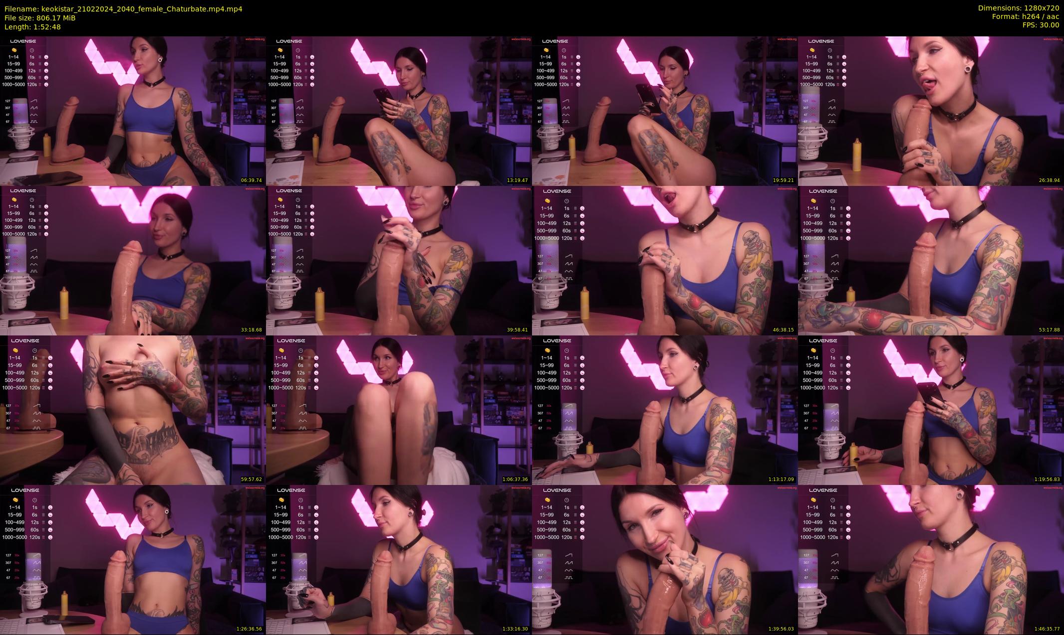 keokistar — 113 minute Chaturbate female cam show recording, 720p, Feb 21, 2024