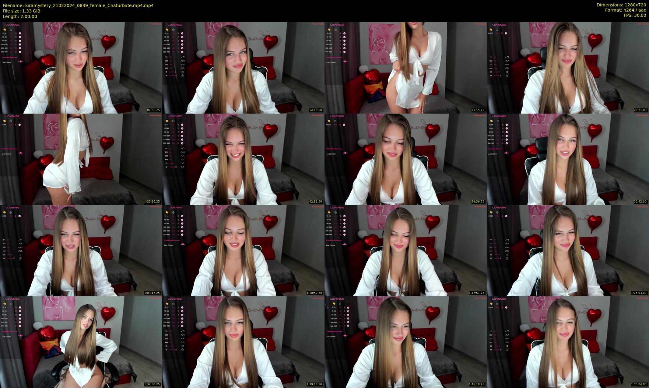 kiramystery — 120 minute Chaturbate female cam show recording, 720p, Feb 21, 2024