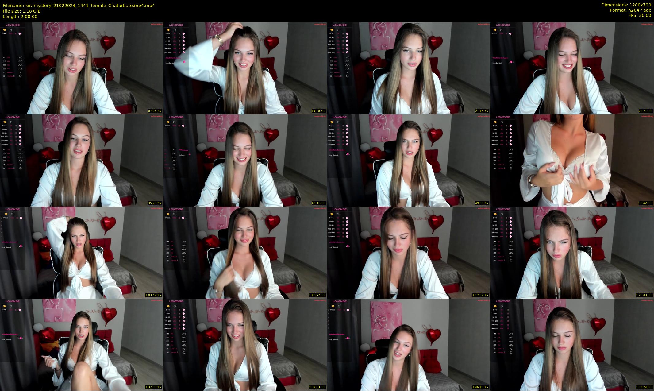 kiramystery — 120 minute Chaturbate female cam show recording, 720p, Feb 21, 2024