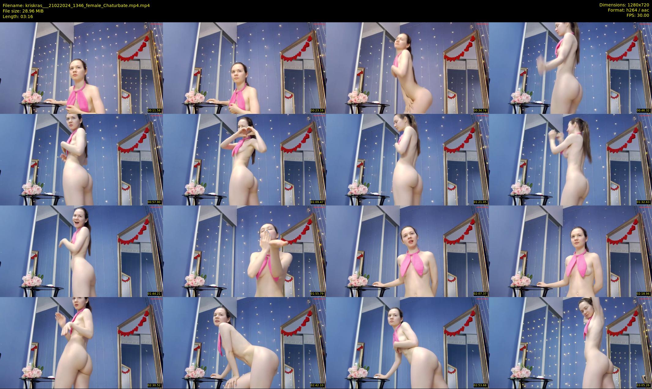 kriskras__ — 4 minute Chaturbate female cam show recording, 720p, Feb 21, 2024