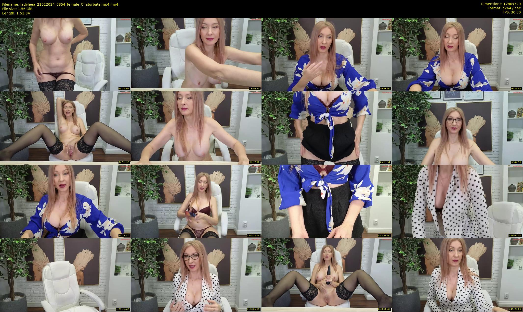 ladyleea — 112 minute Chaturbate female cam show recording, 720p, Feb 21, 2024