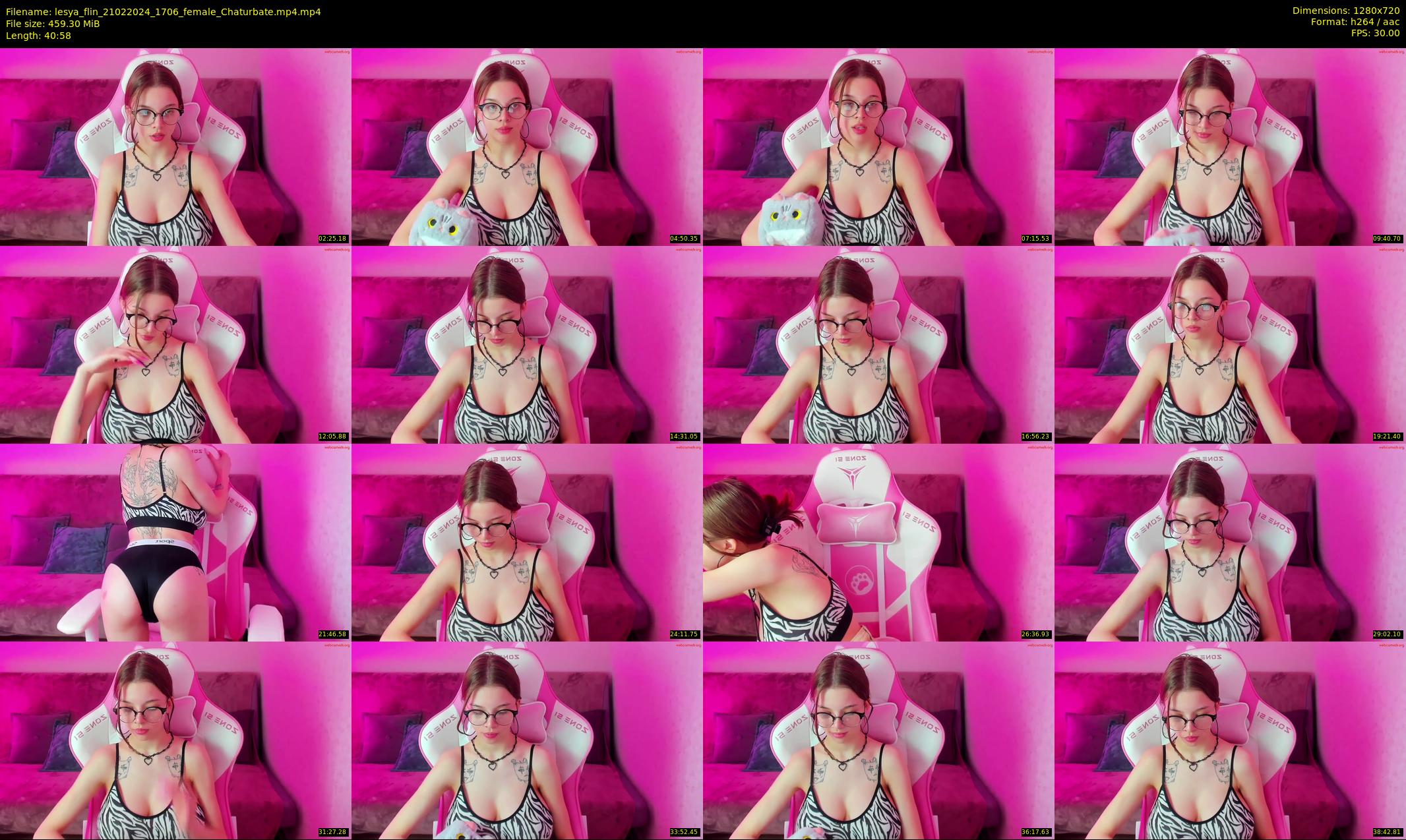 lesya_flin — 41 minute Chaturbate female cam show recording, 720p, Feb 21, 2024