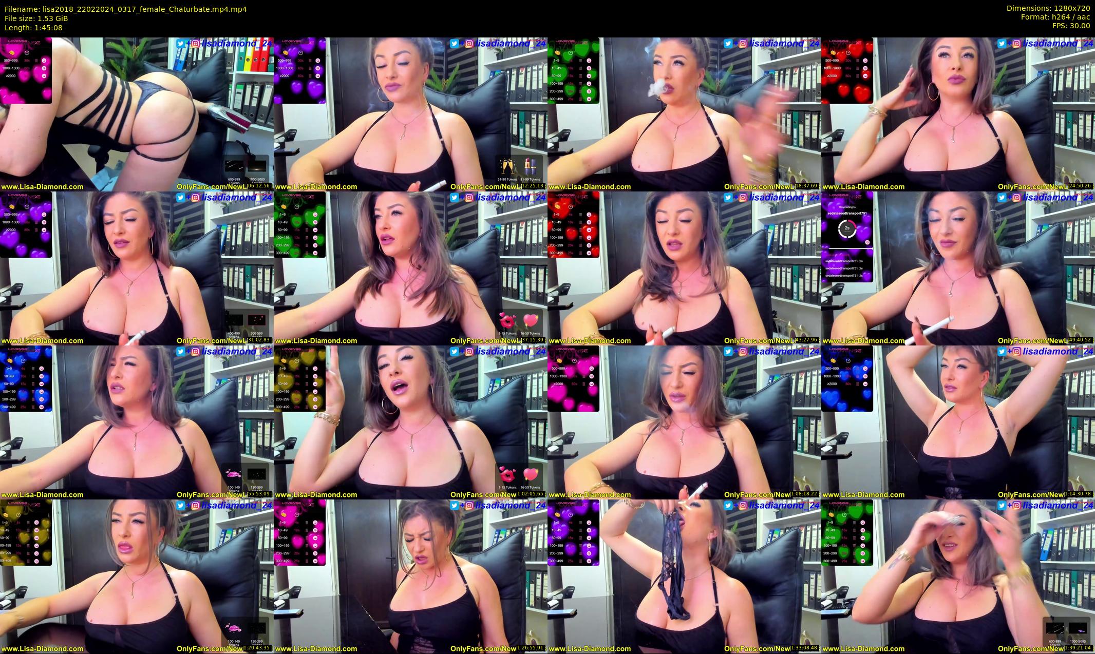 lisa2018 — 106 minute Chaturbate female cam show recording, 720p, Feb 22, 2024