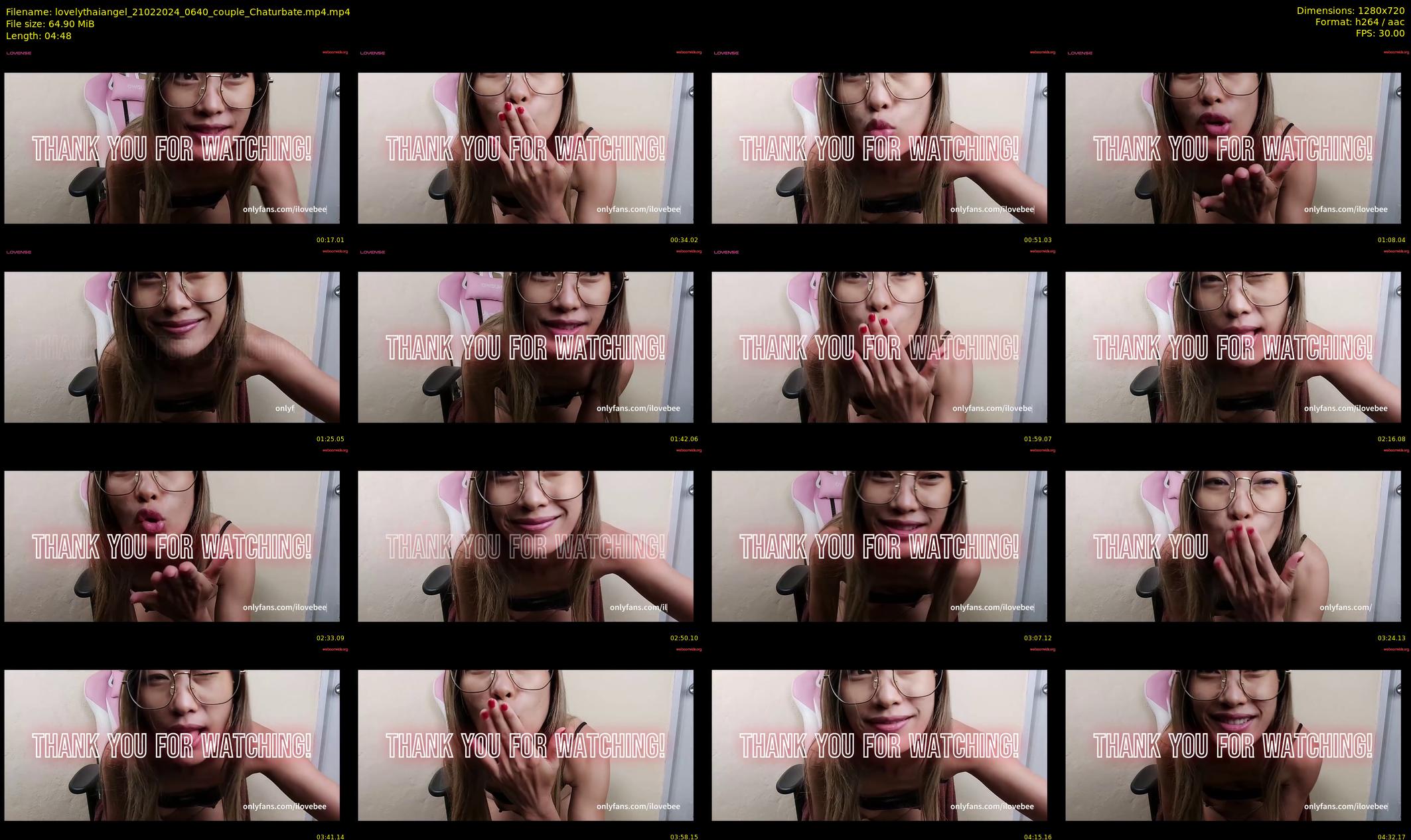 lovelythaiangel — 5 minute Chaturbate couple cam show recording, 720p, Feb 21, 2024
