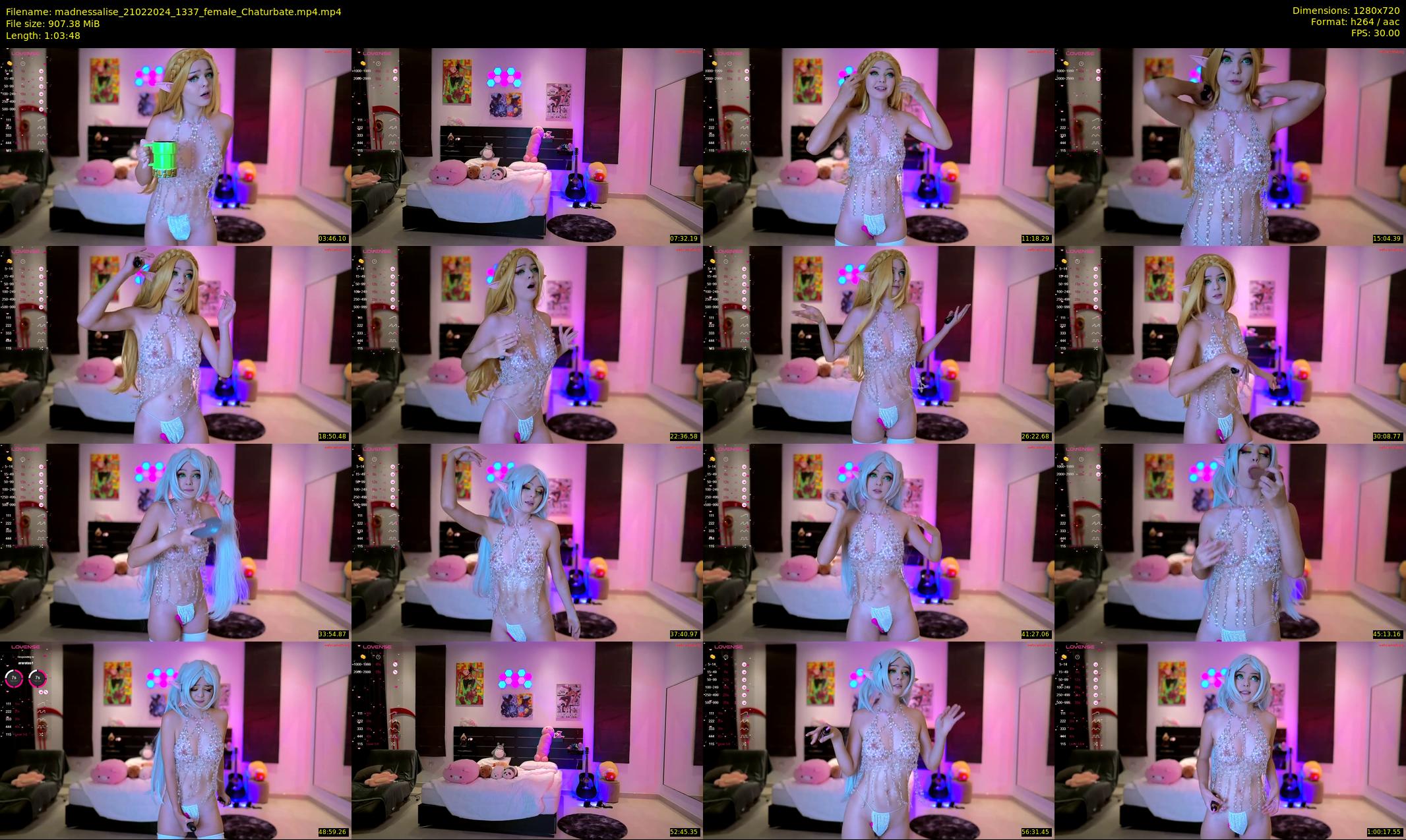 madnessalise — 64 minute Chaturbate female cam show recording, 720p, Feb 21, 2024