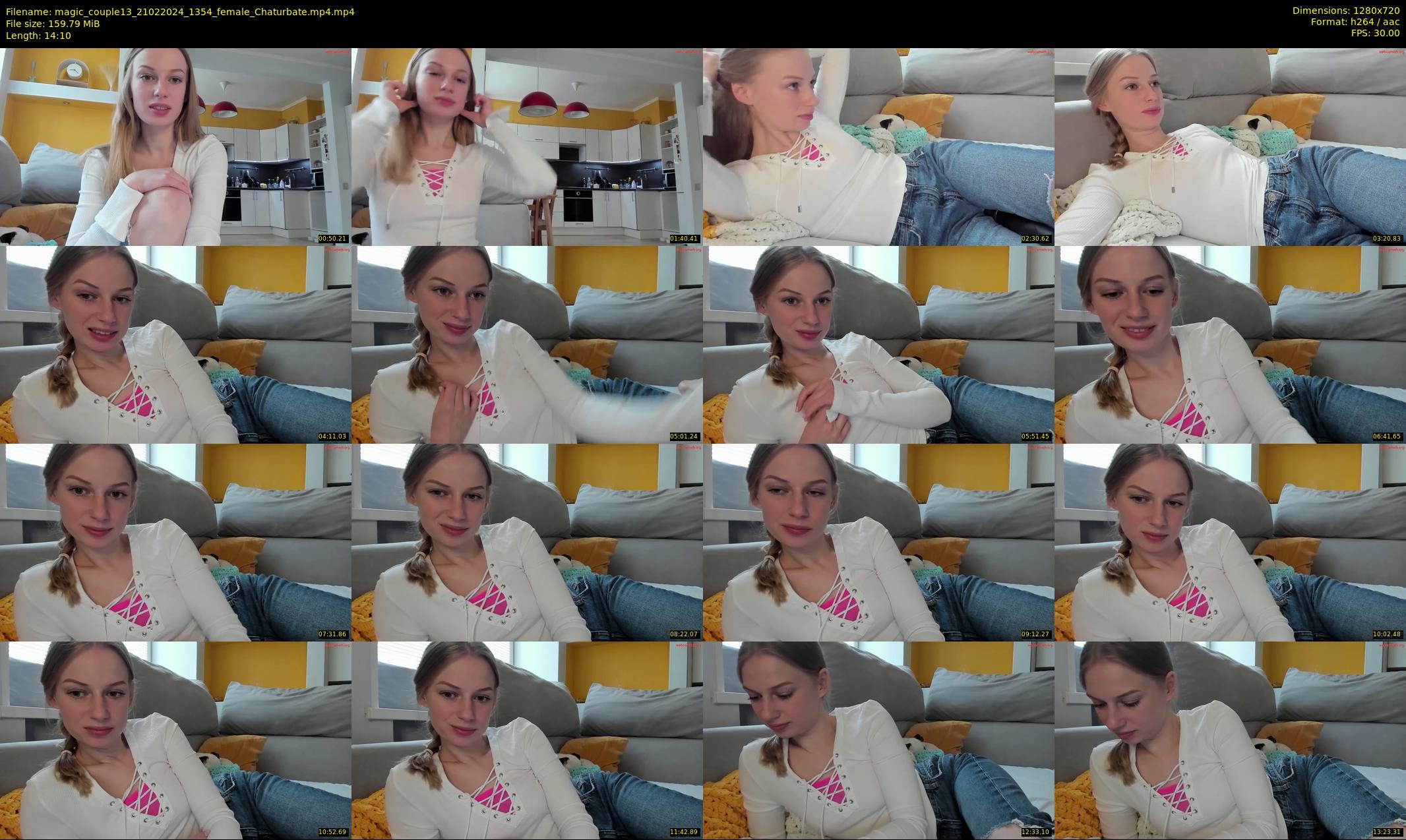 magic_couple13 — 15 minute Chaturbate couple cam show recording, 720p, Feb 21, 2024