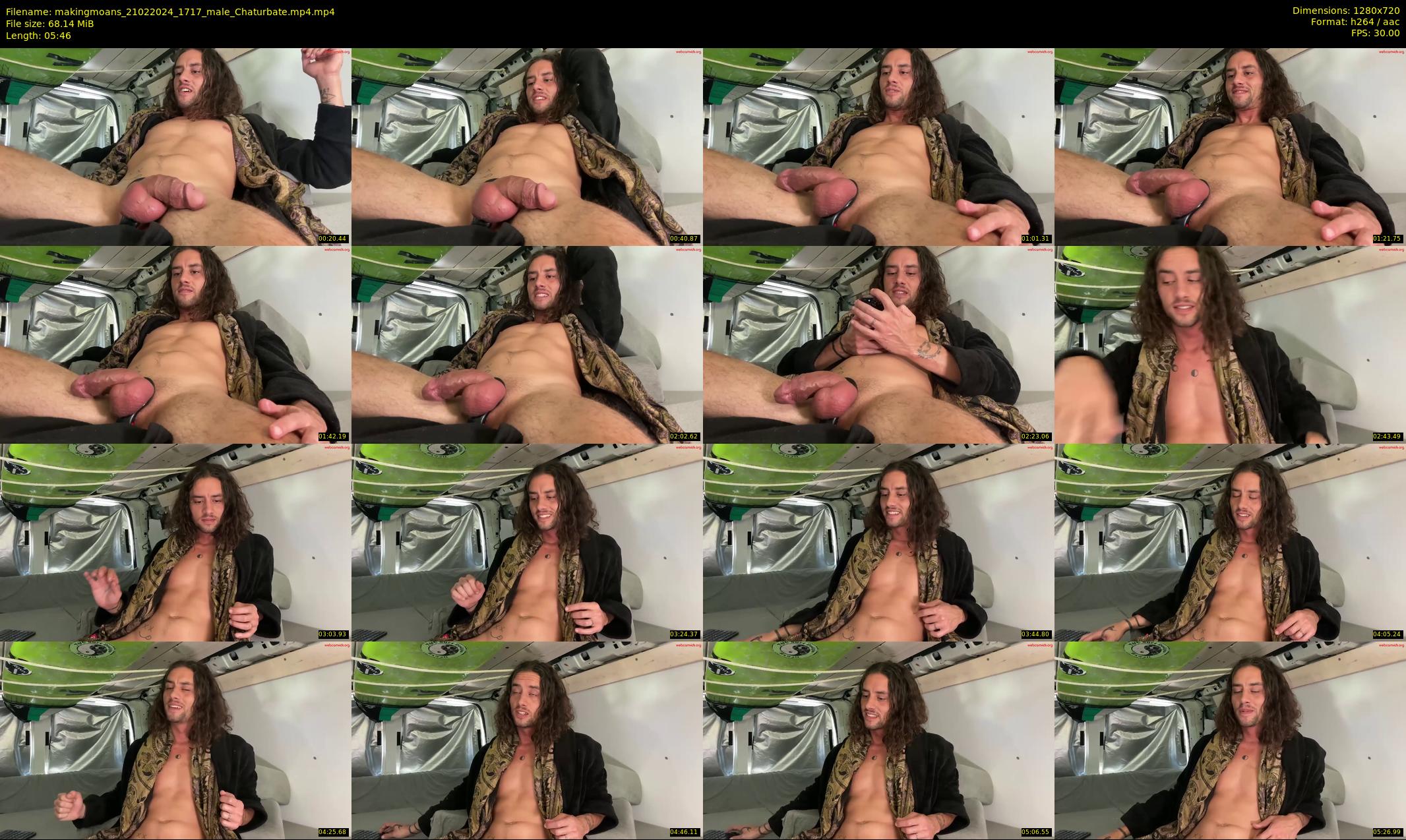 makingmoans — 6 minute Chaturbate male cam show recording, 720p, Feb 21, 2024