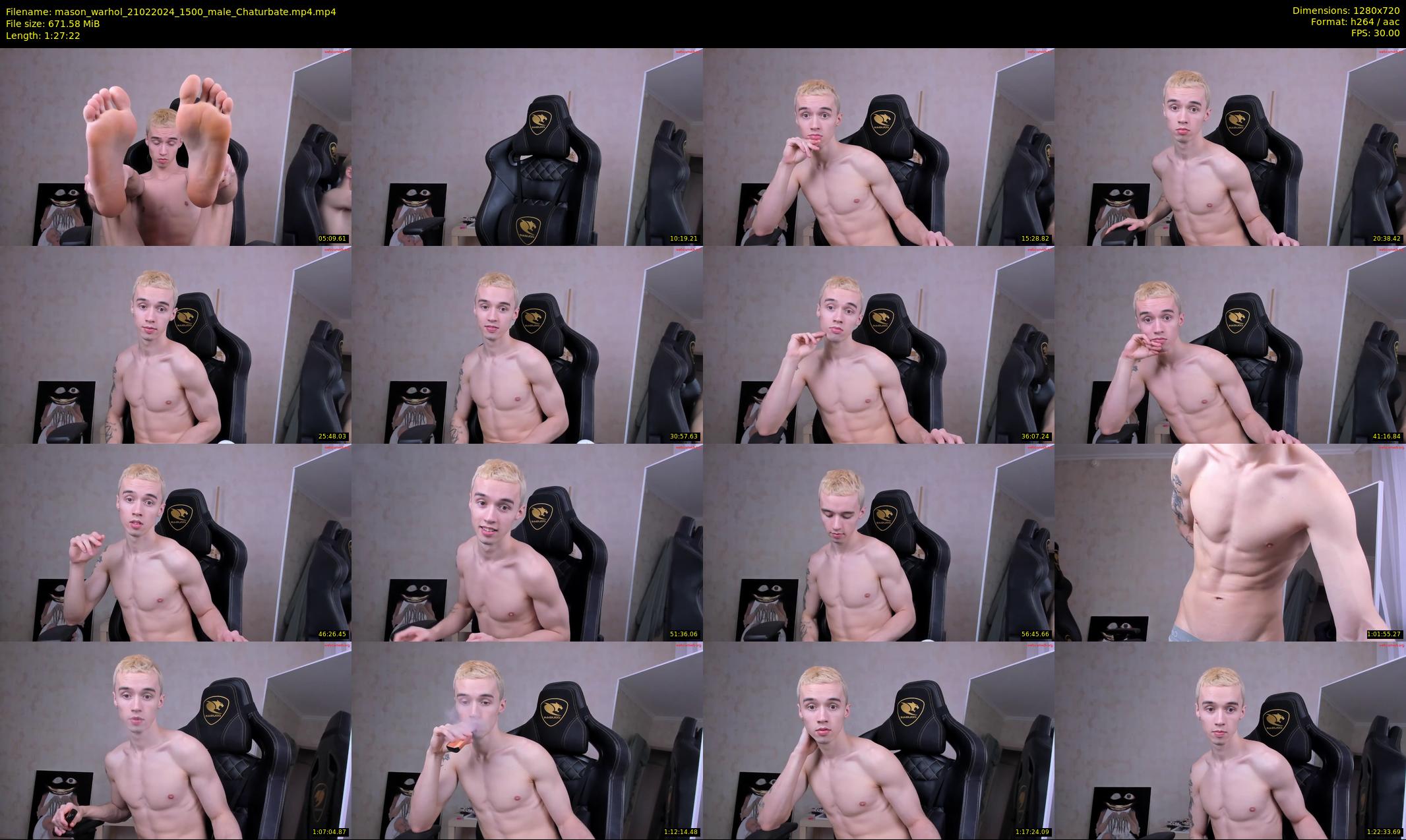 mason_warhol — 88 minute Chaturbate male cam show recording, 720p, Feb 21, 2024