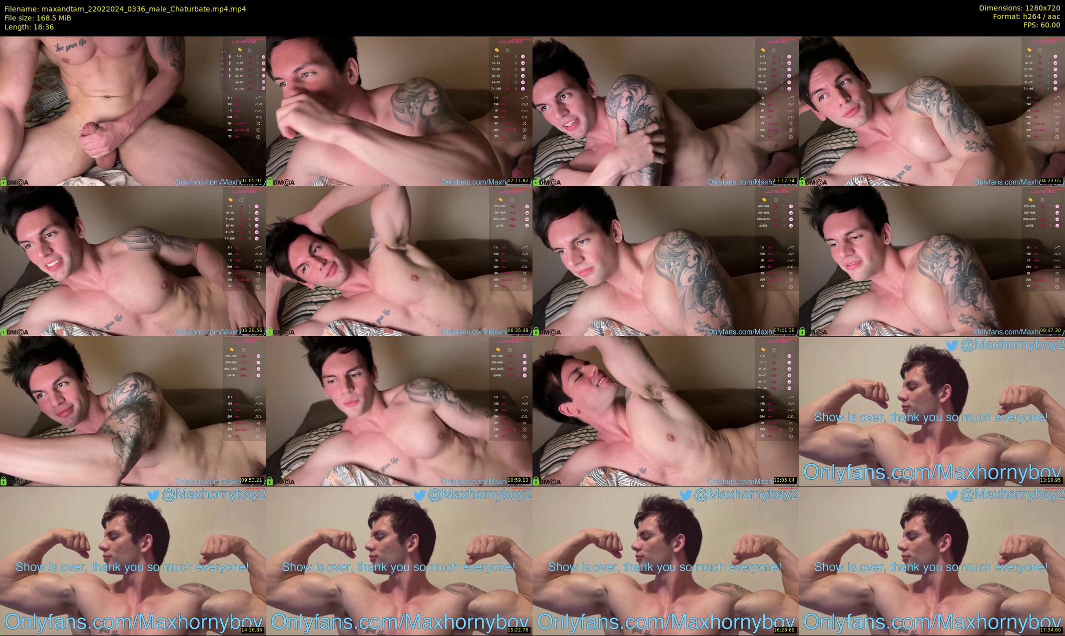 maxandtam — 19 minute Chaturbate couple cam show recording, 720p, Feb 22, 2024