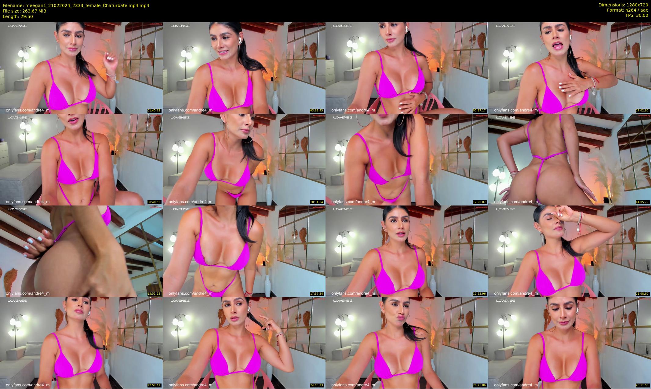 meegan1 — 30 minute Chaturbate female cam show recording, 720p, Feb 21, 2024