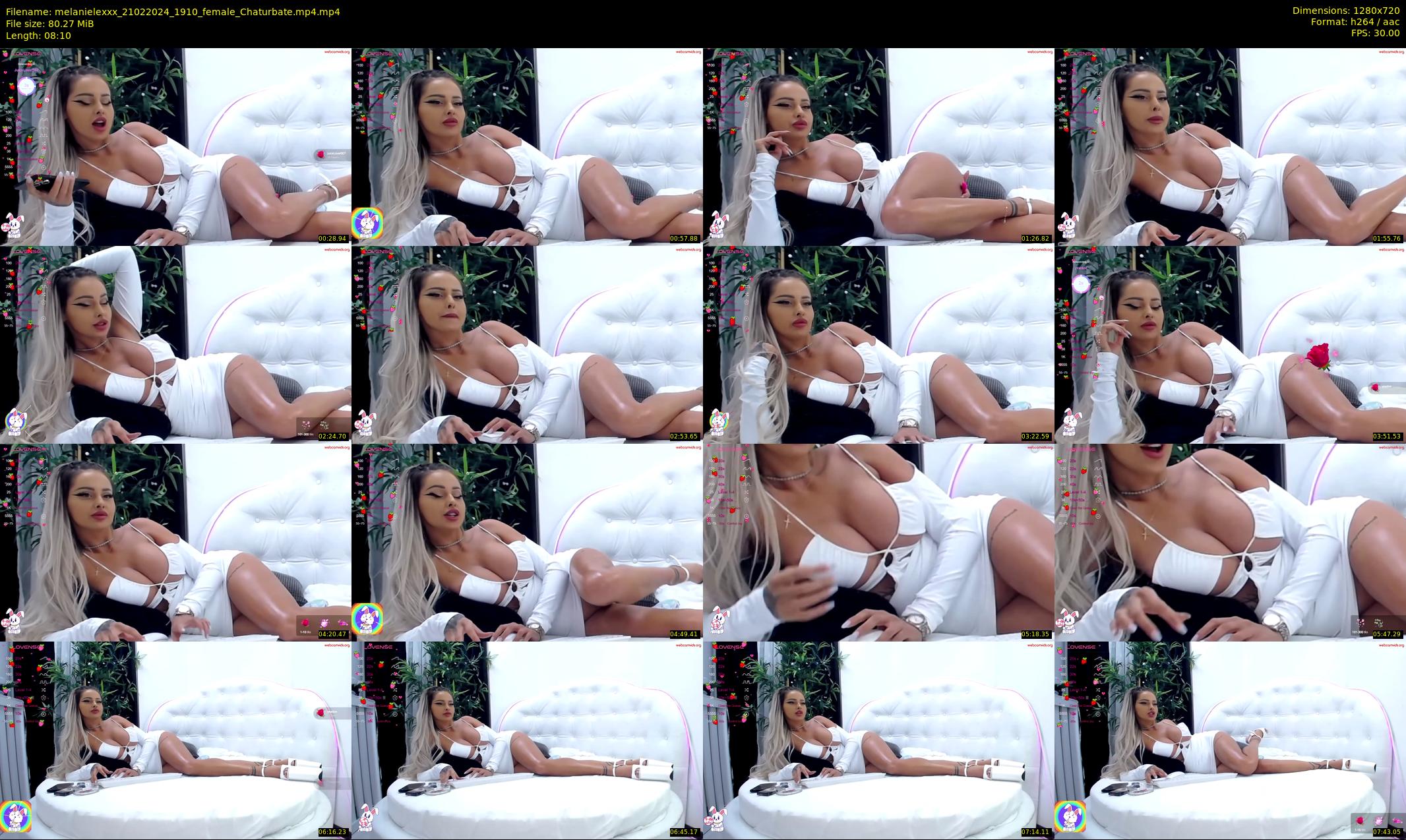 melanielexxx — 9 minute Chaturbate female cam show recording, 720p, Feb 21, 2024