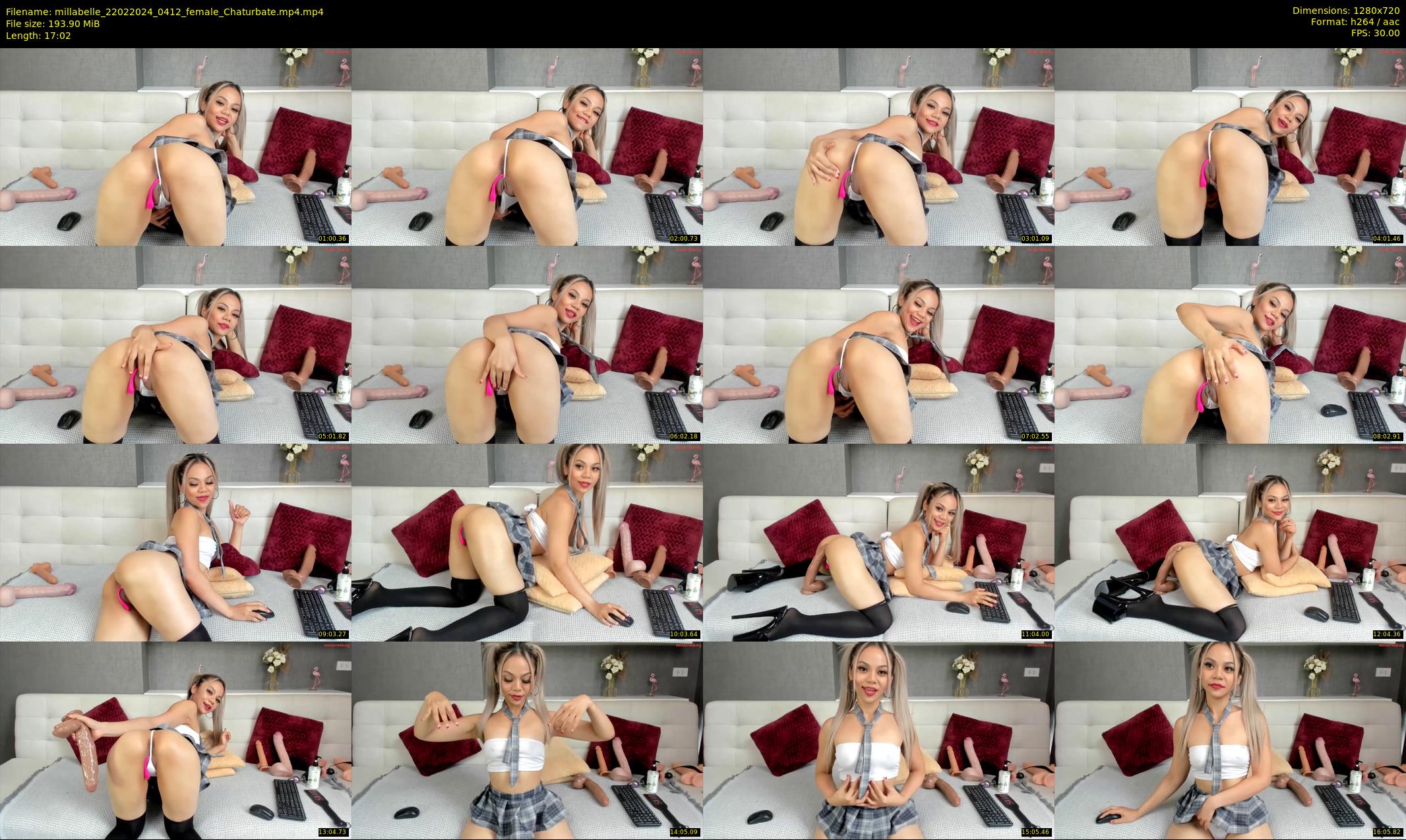 millabelle — 18 minute Chaturbate female cam show recording, 720p, Feb 22, 2024