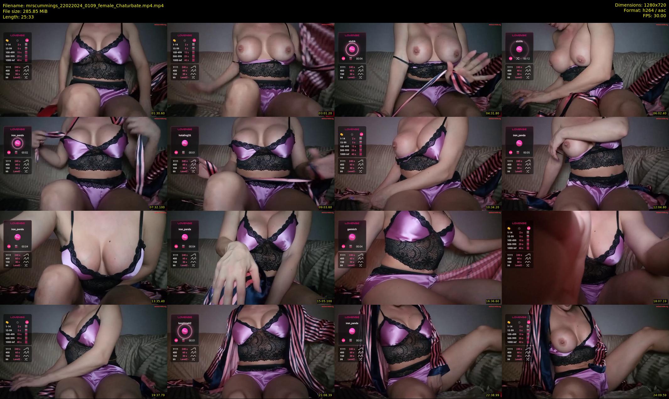 mrscummings — 26 minute Chaturbate female cam show recording, 720p, Feb 22, 2024