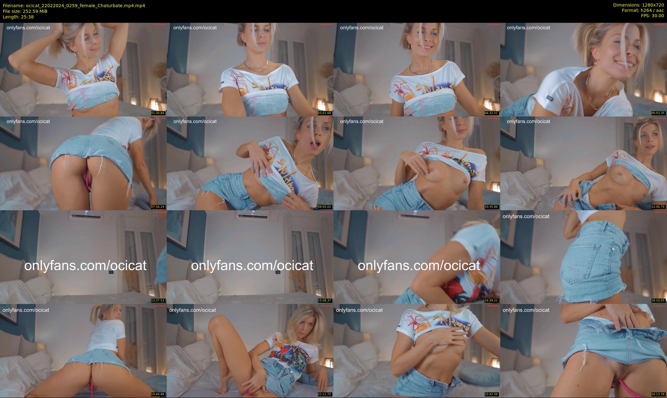 ocicat — 26 minute Chaturbate female cam show recording, 720p, Feb 22, 2024